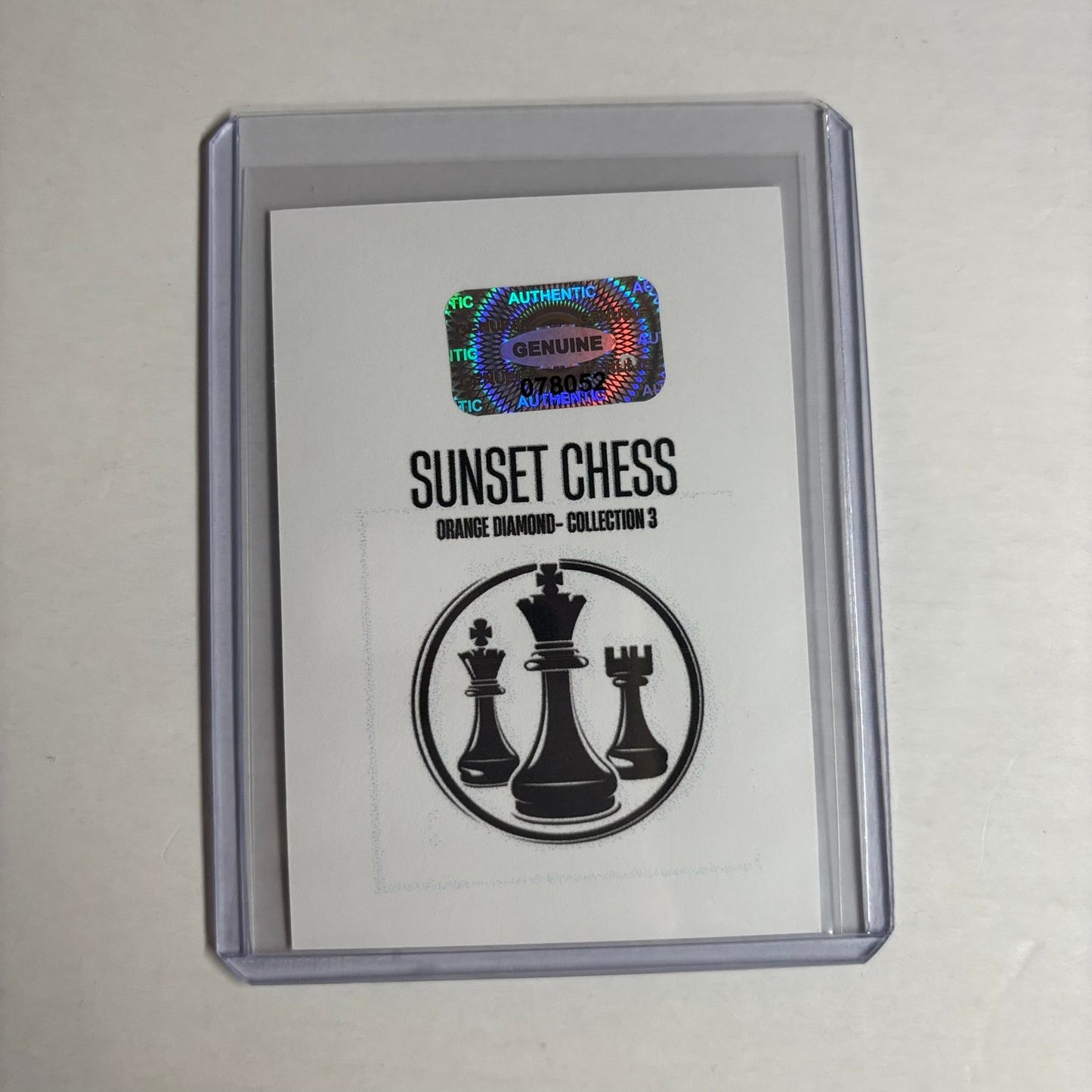 Orange Diamond Collection 3 - Trading Card