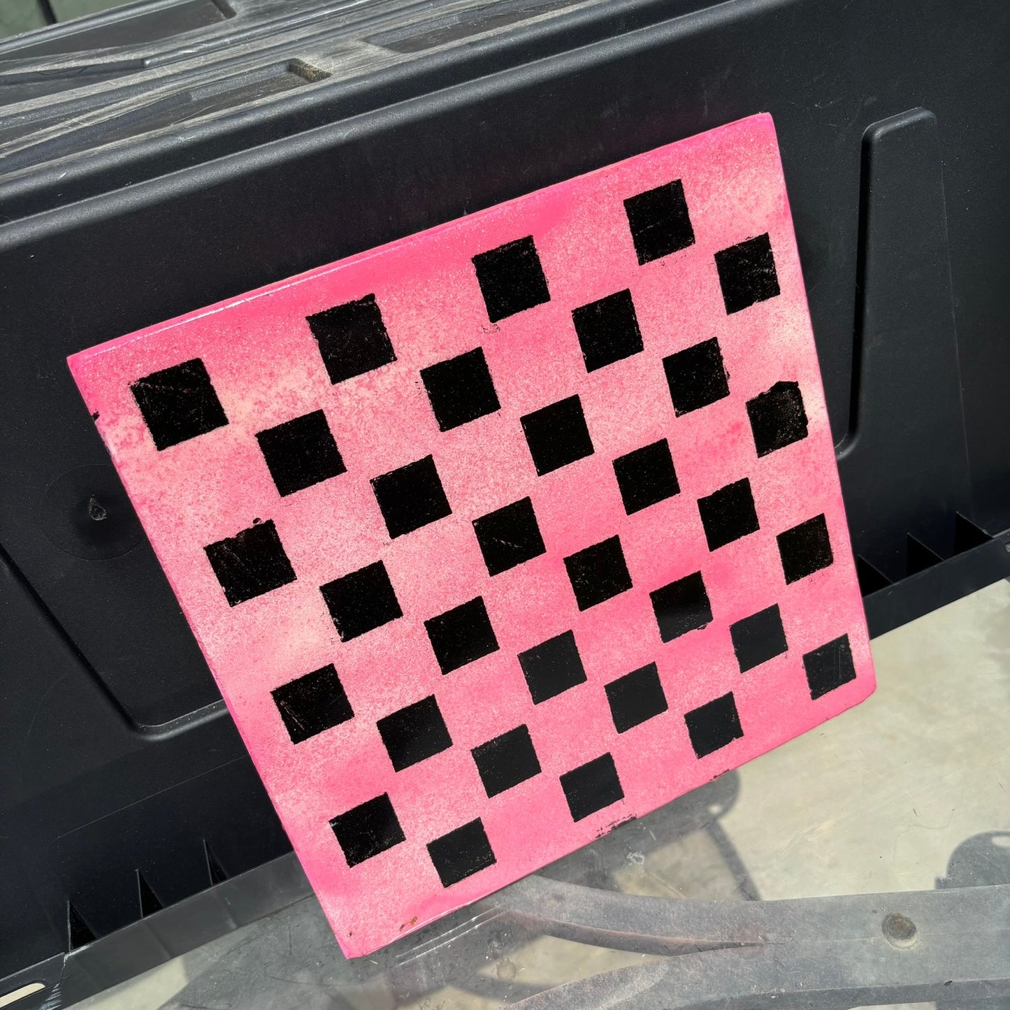 Speed Pink - Resin Coated Chess Board