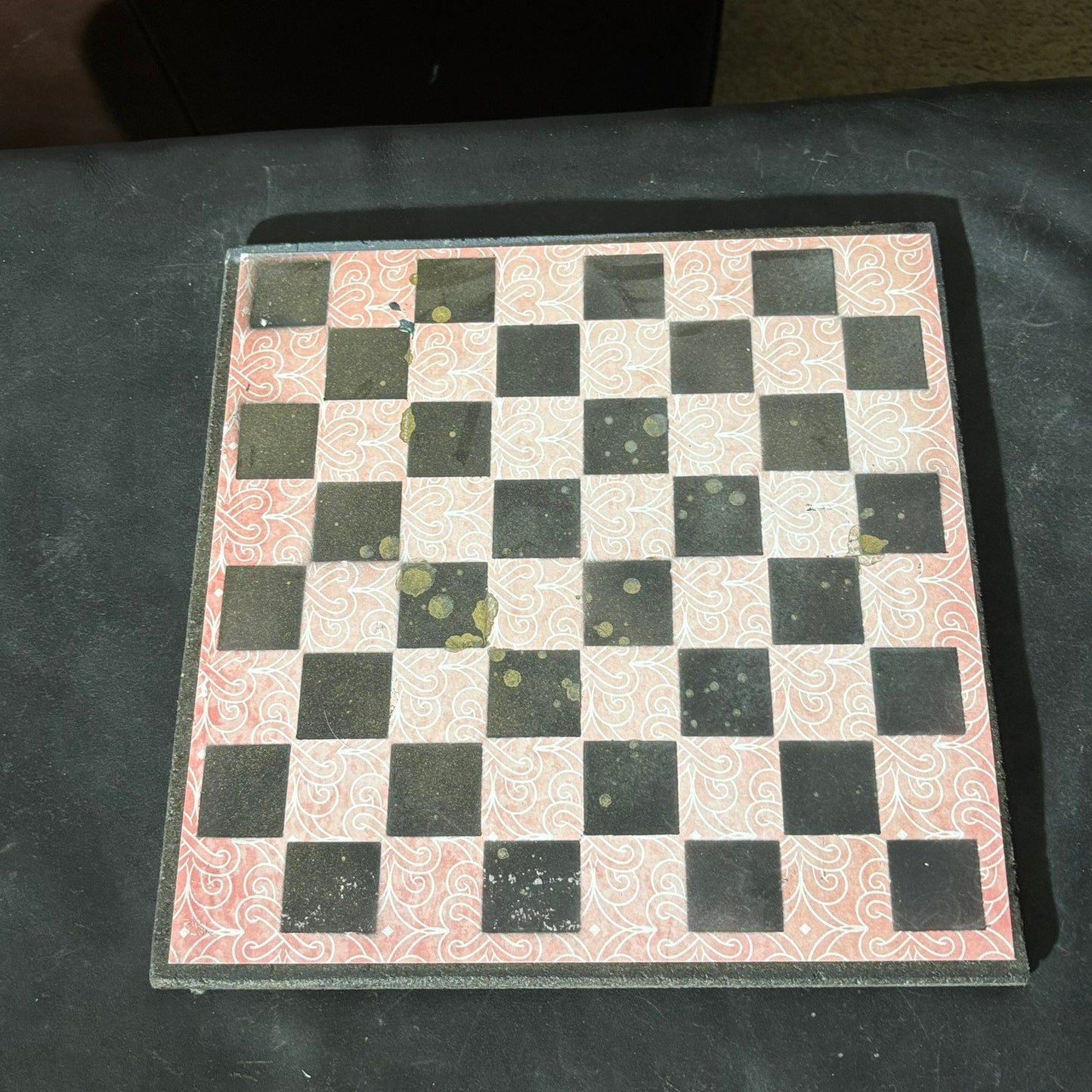 Peach Pink - Scrapbook Chess Set
