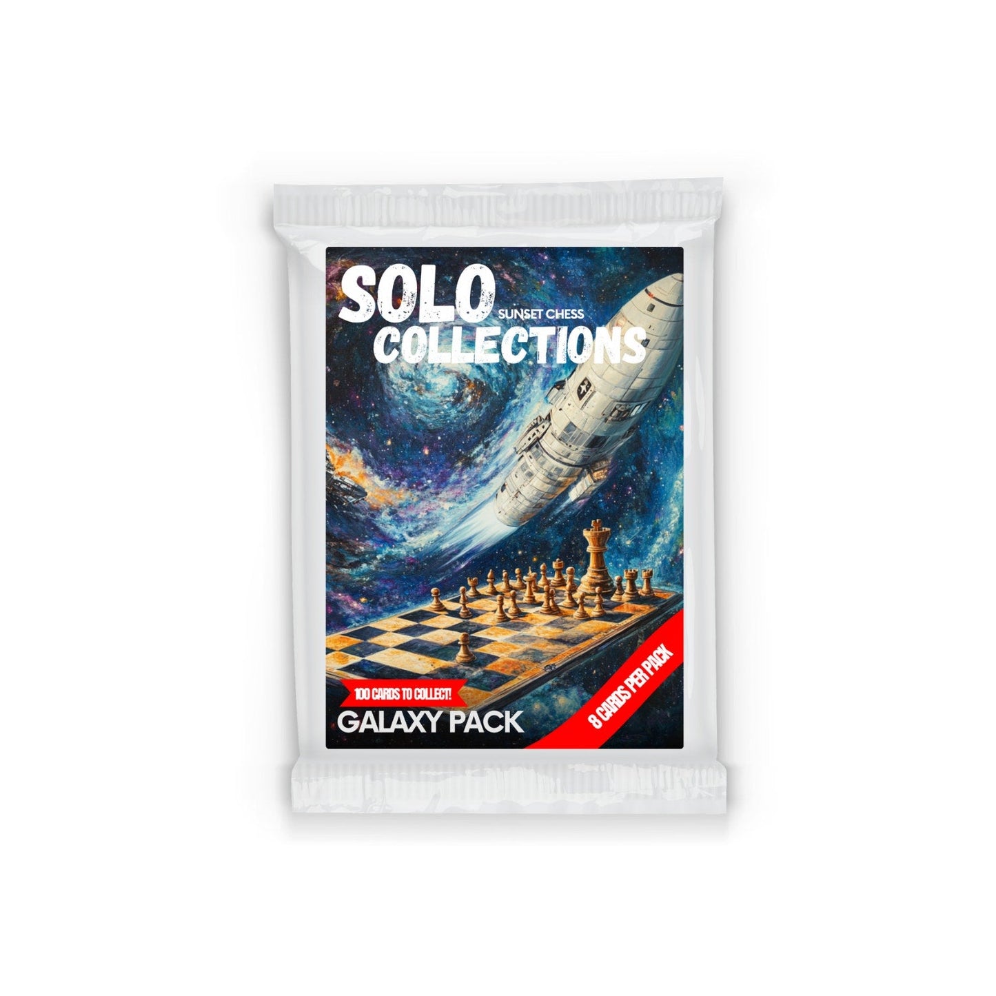 🎁 Galaxy Solo Collection - Sunset Chess Scrapbook Card Pack (100% off)