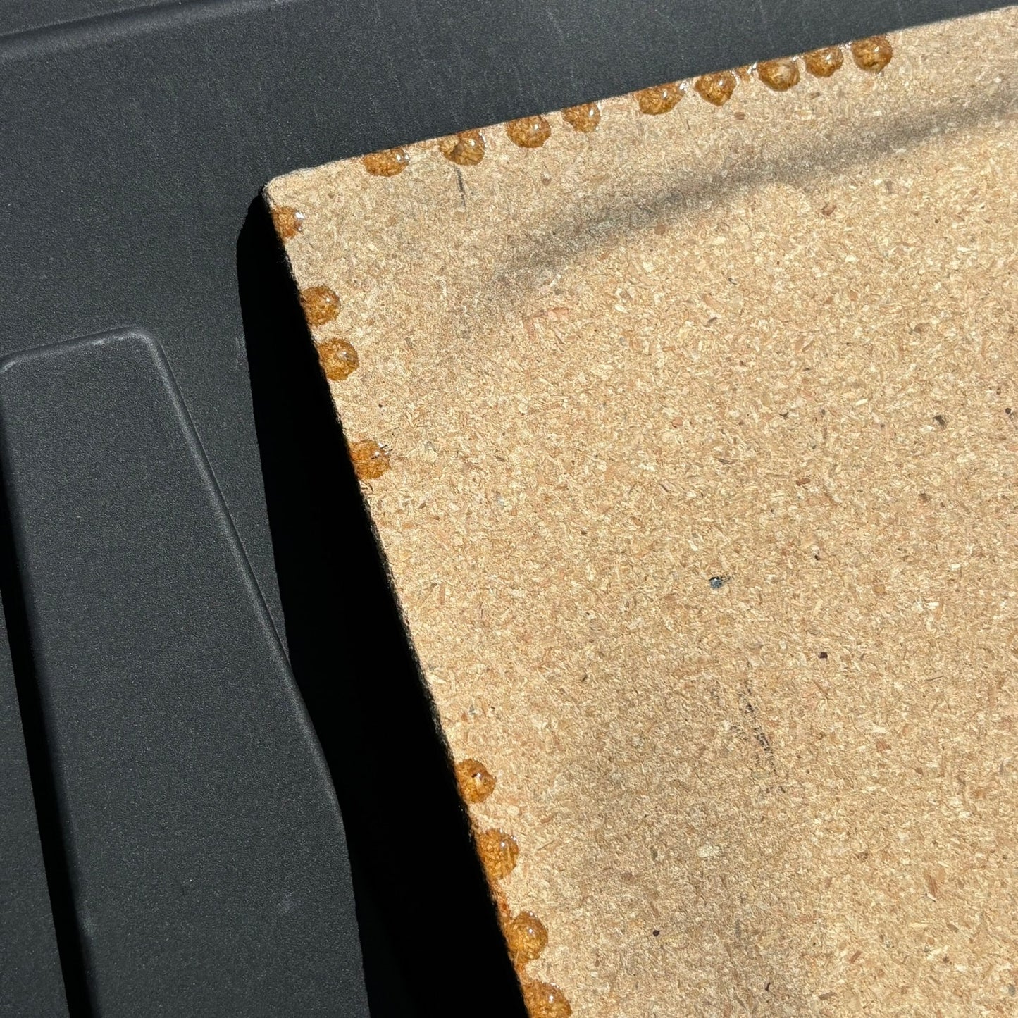 Red Flowers - Resin Coated Chess Board