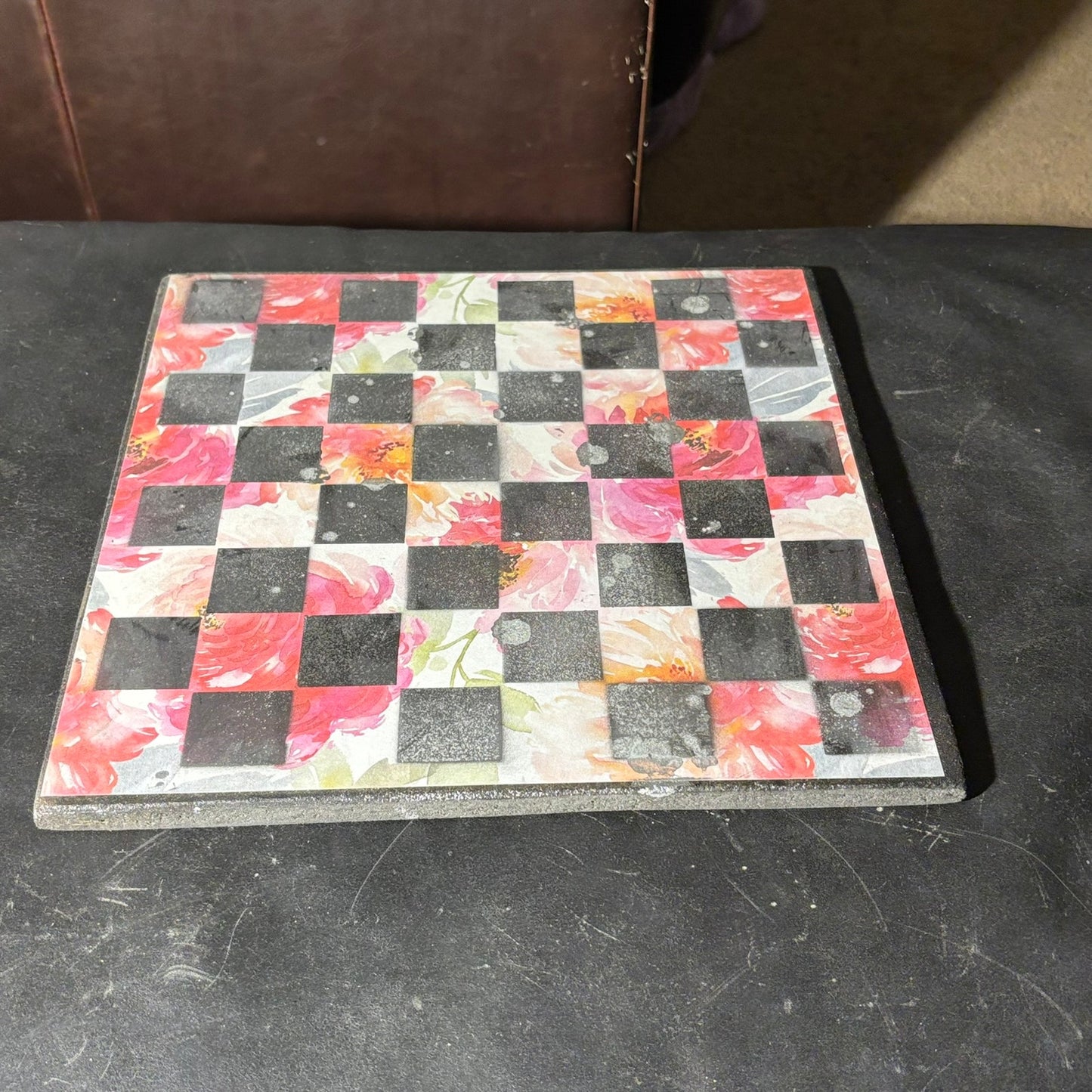 Lush Flower - Scrapbook Chess Set