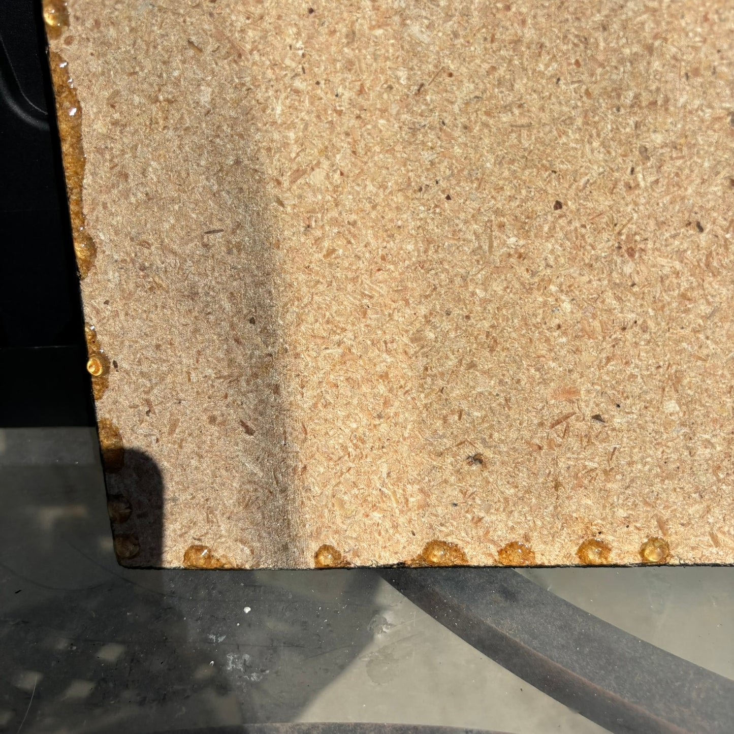 Burgundy Wording - Resin Coated Chess Board