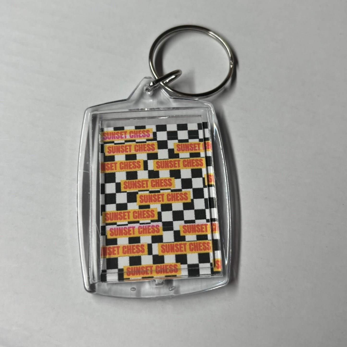 Chinese Fish - Chess Photo Keychain