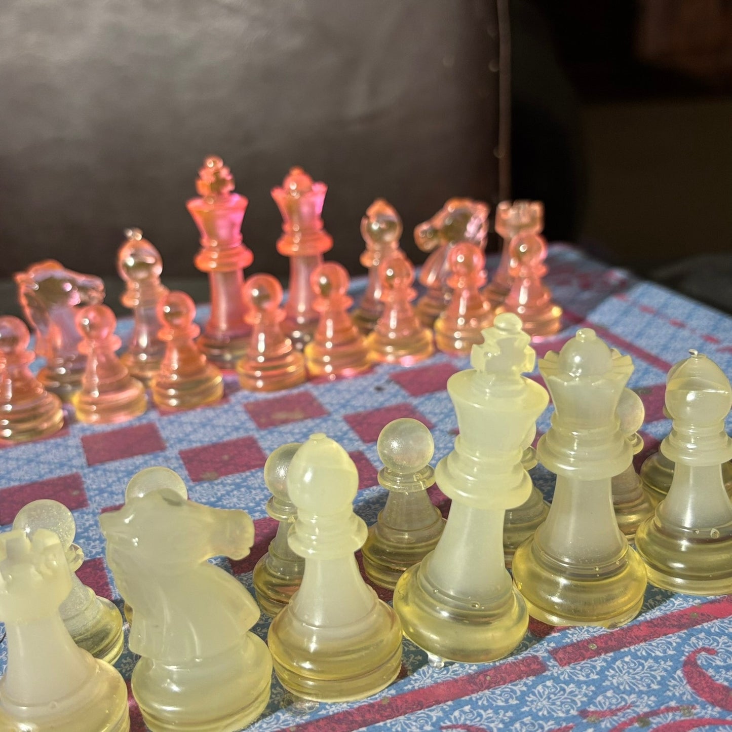 Velvet Supreme Blue - Scrapbook Chess Set