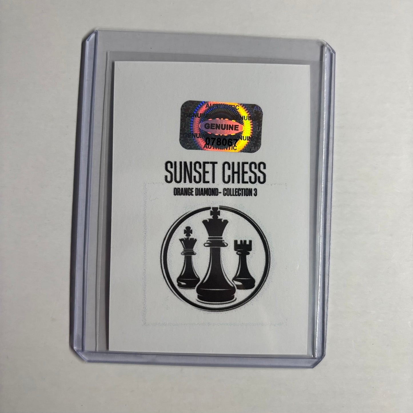 Orange Diamond Collection 3 - Trading Card