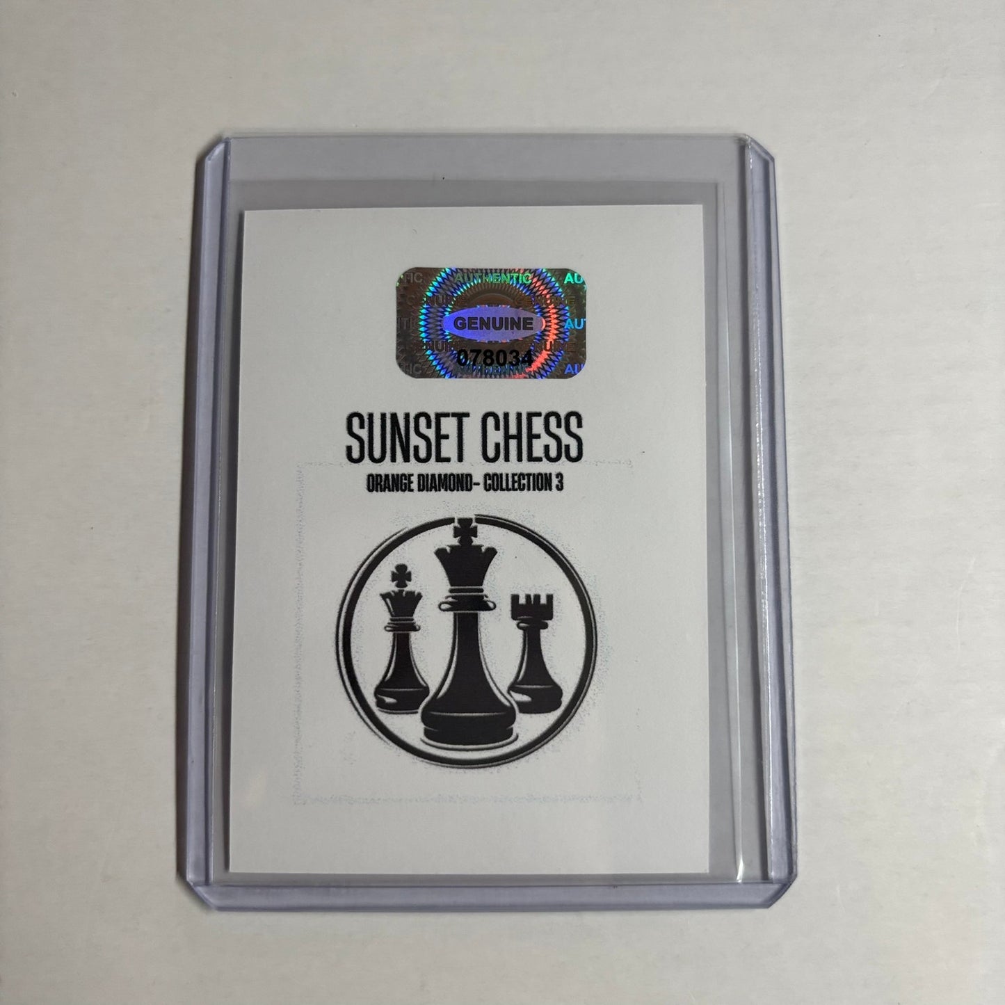 Orange Diamond Collection 3 - Trading Card
