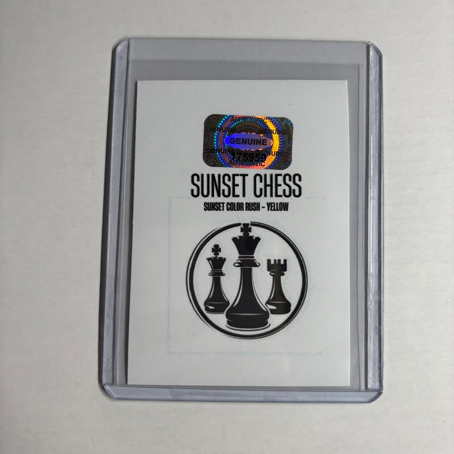 Yellow Collection - Trading Card