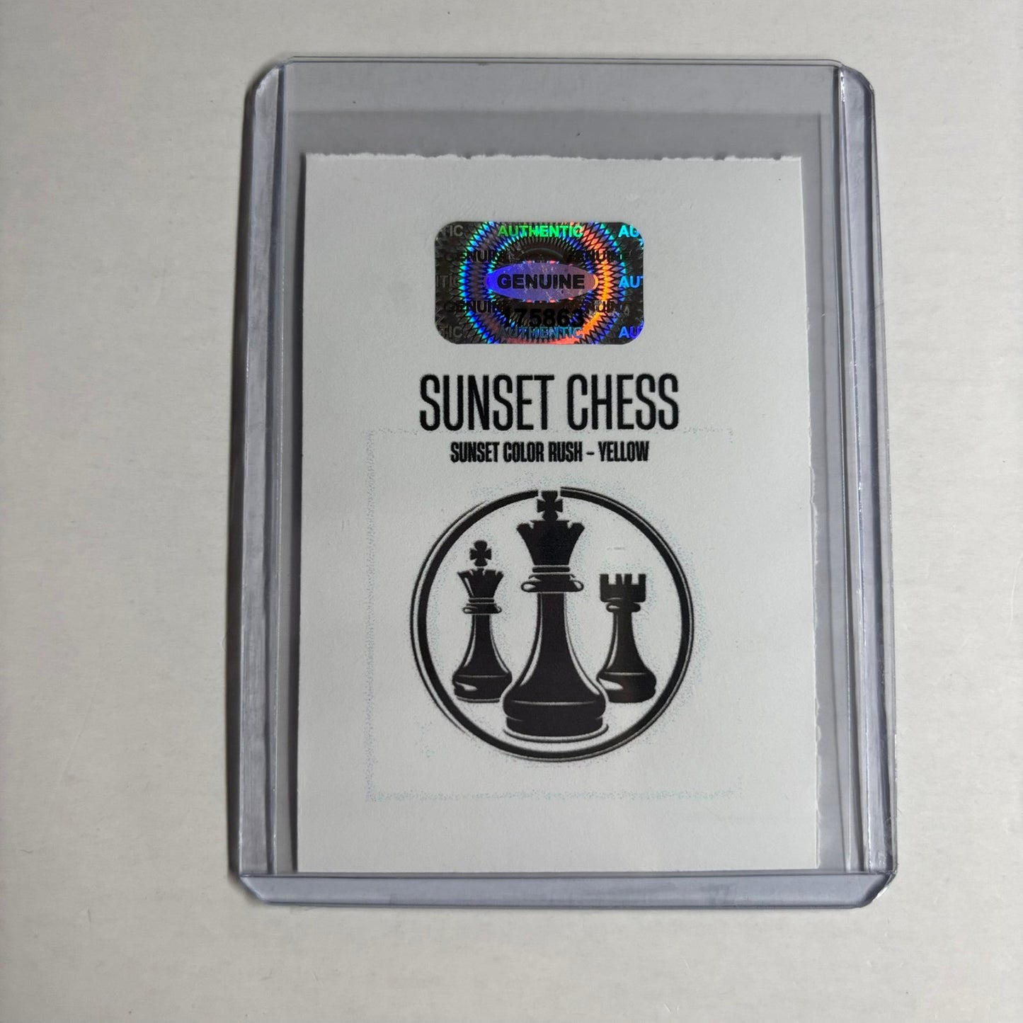 Yellow Collection - Trading Card