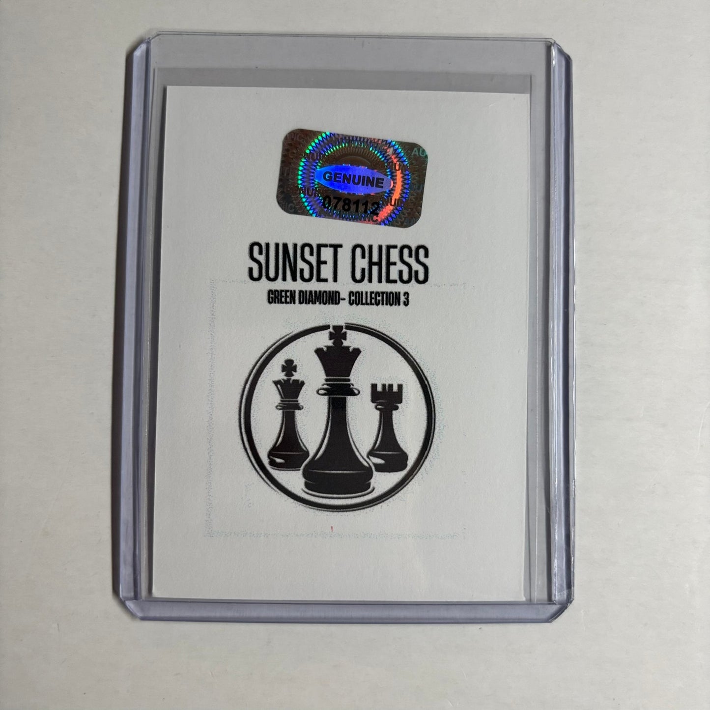 Green Diamond Collection 3 - Trading Card