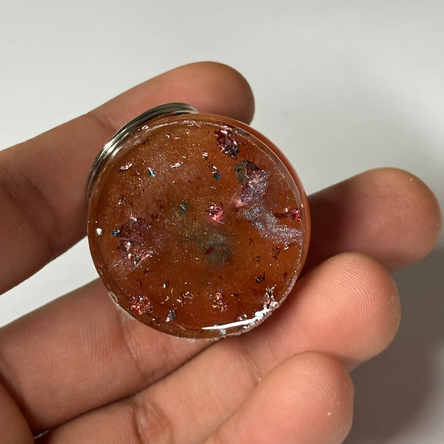 Blue Royal Pawn - Handmade Resin Keychain - Large Edition