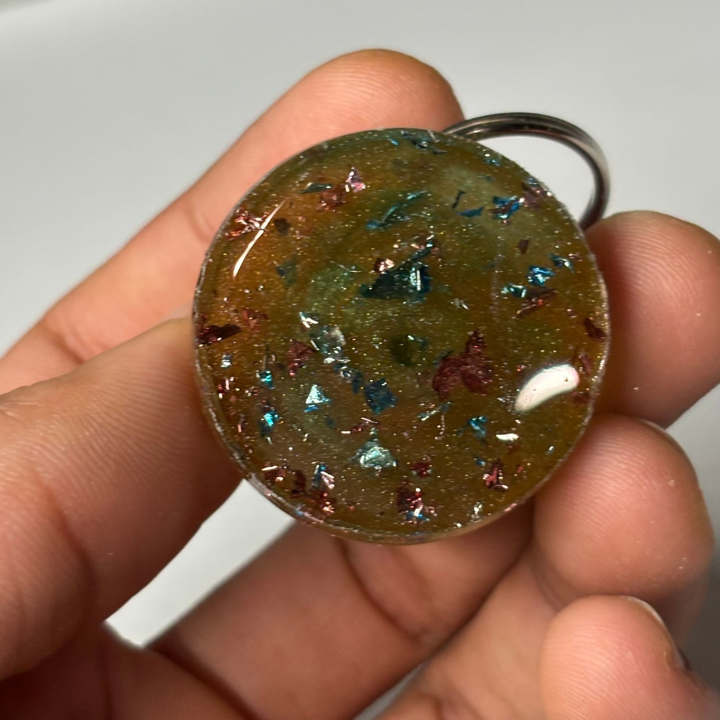 Brown Royalty Pawn - Handmade Resin Keychain - Large Edition