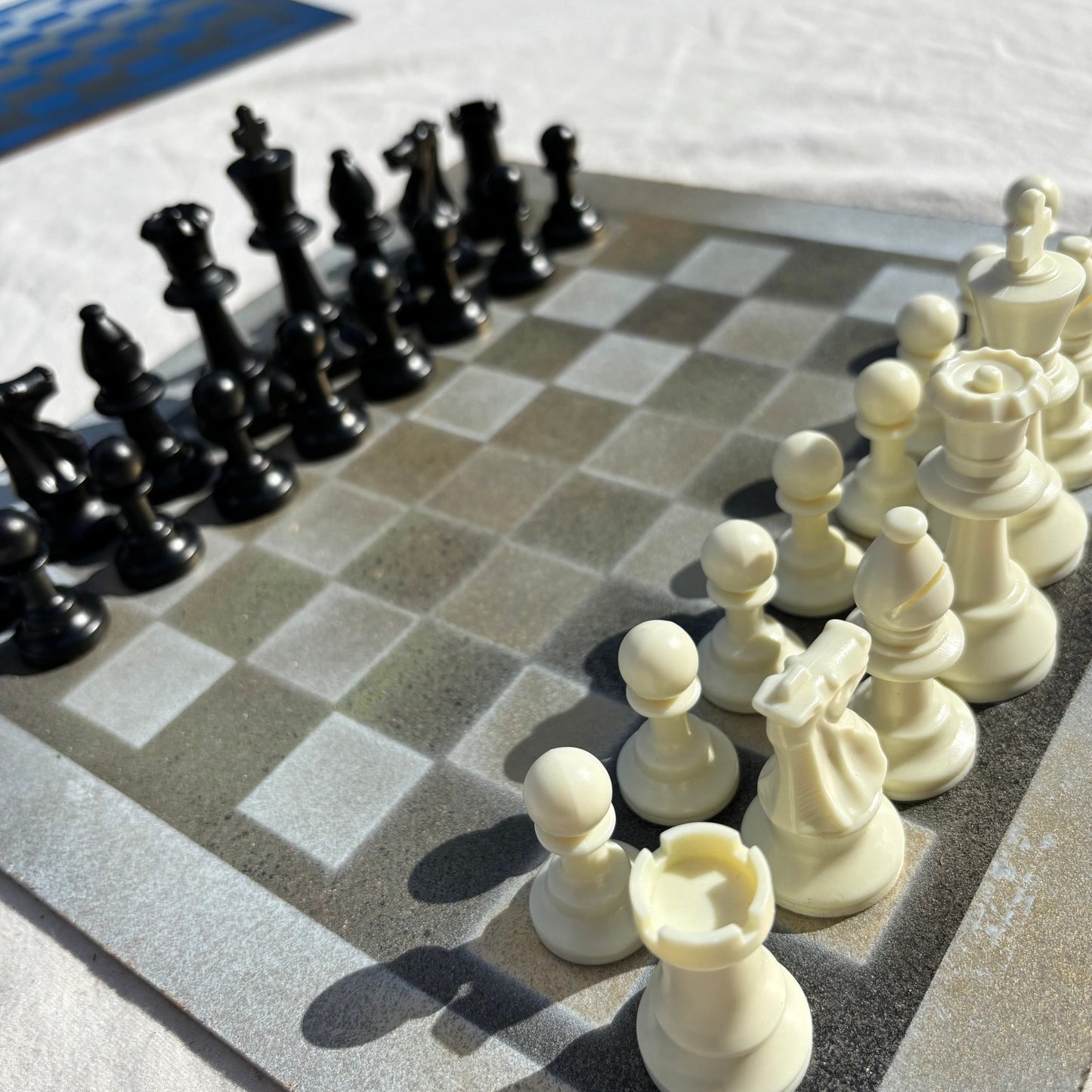 Sunny Gold - Painted Chess Set