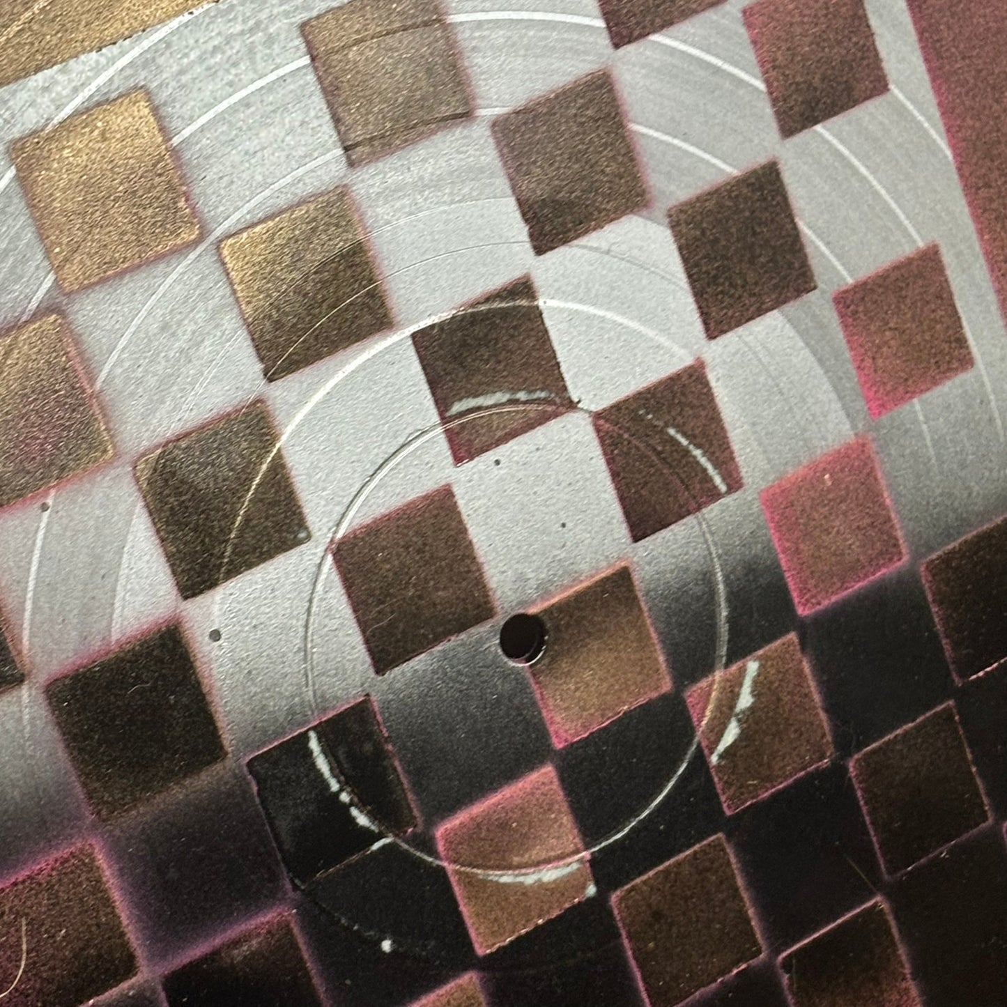 The Void Mix - Vinyl Chess Board