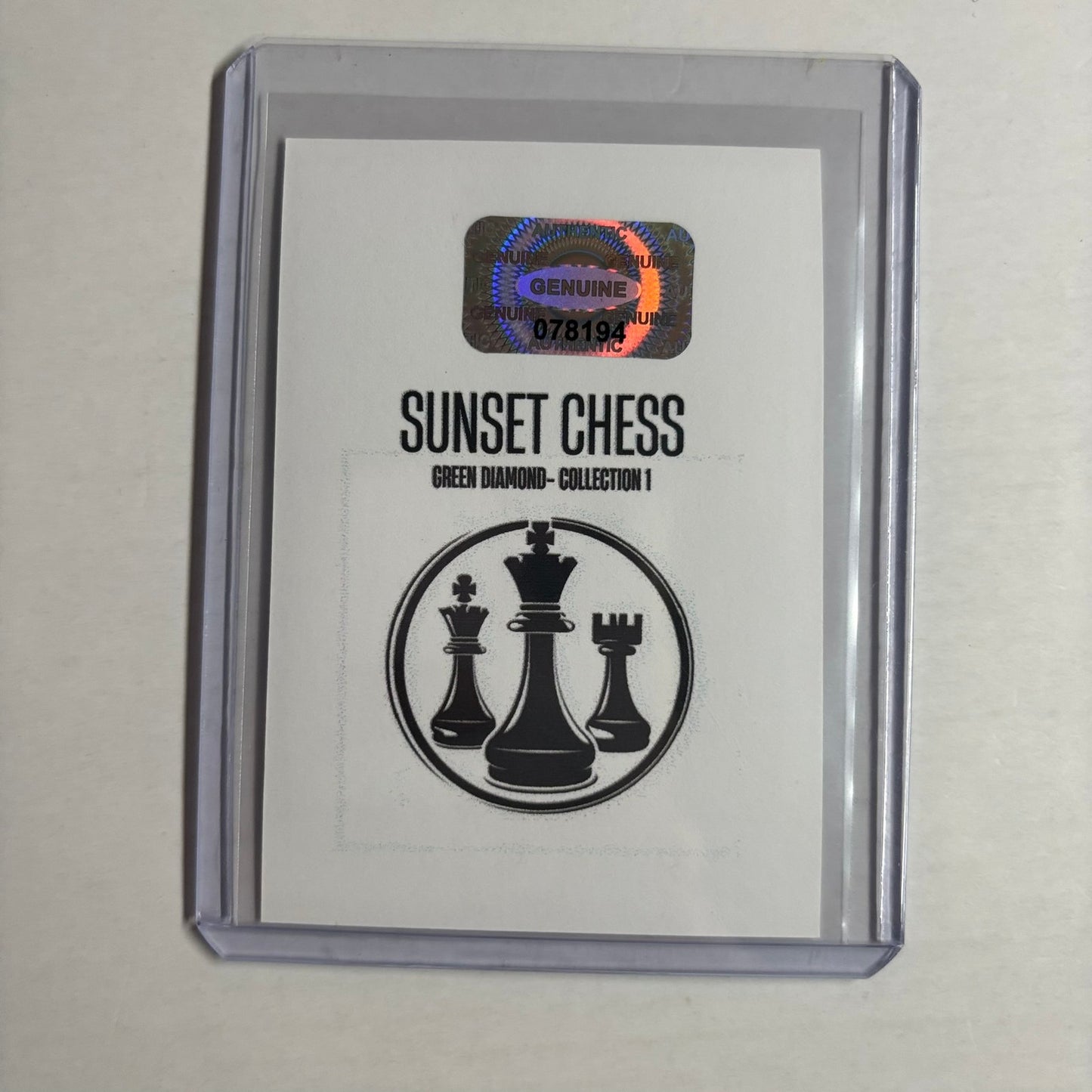 Green Diamond Collection 1 - Trading Card