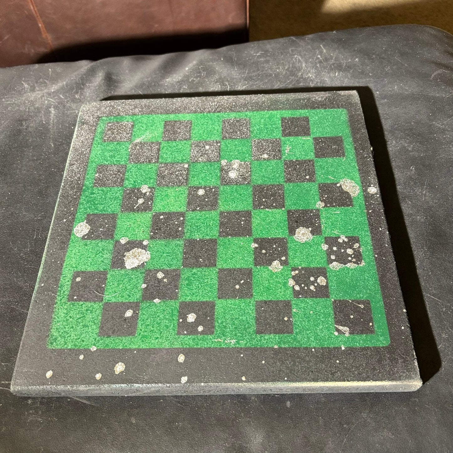 Mistic Yellow Green - Painted Chess Set