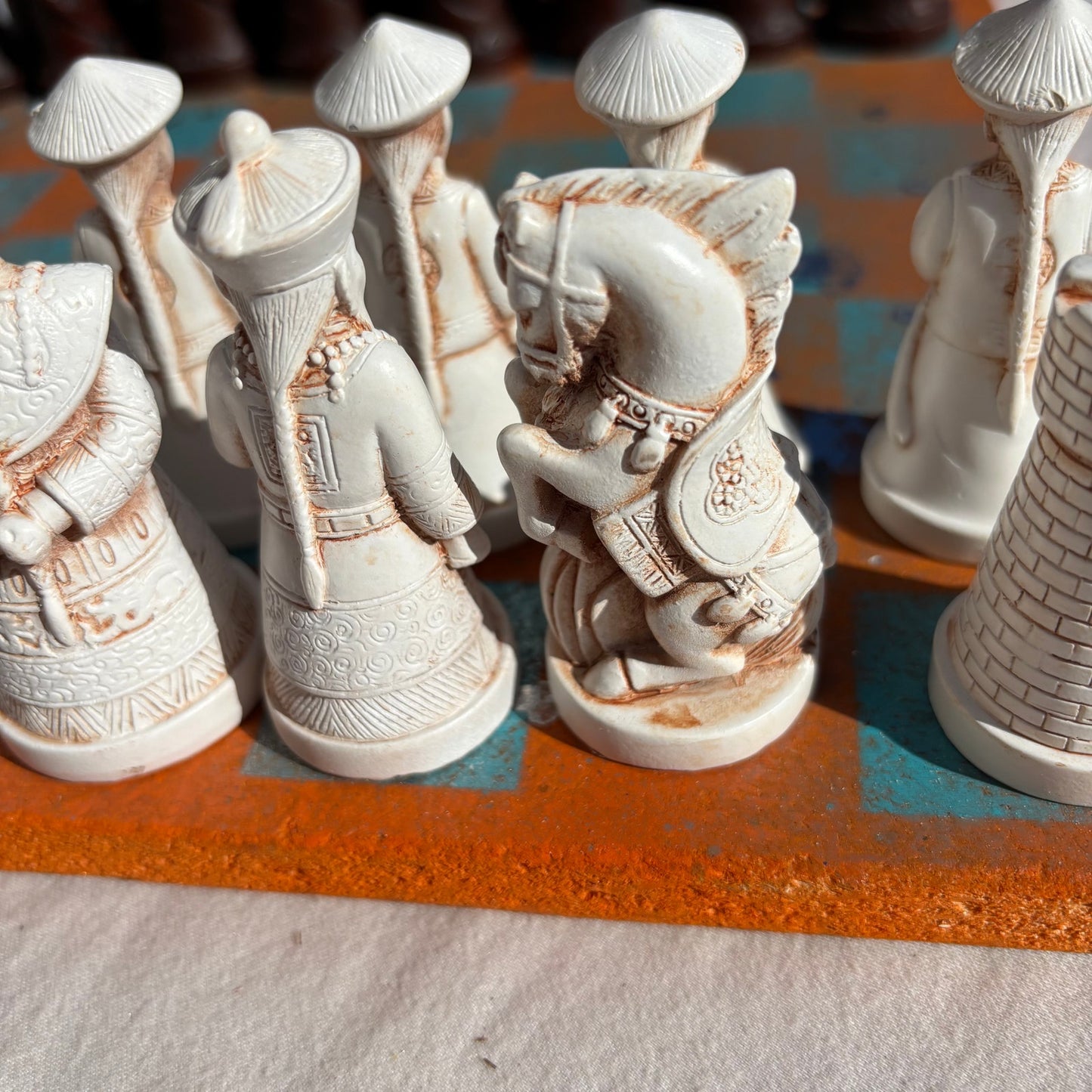 Miami Orange - Chinese Edition Chess Set