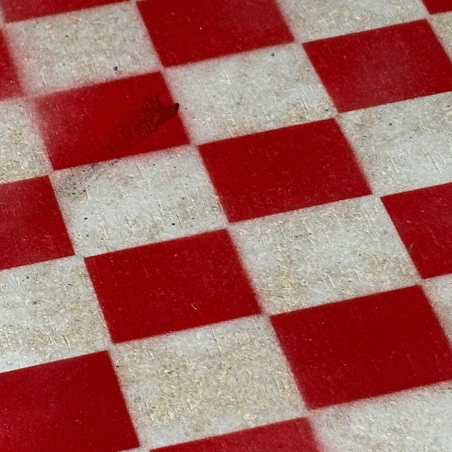Red & White - Painted Chess Set