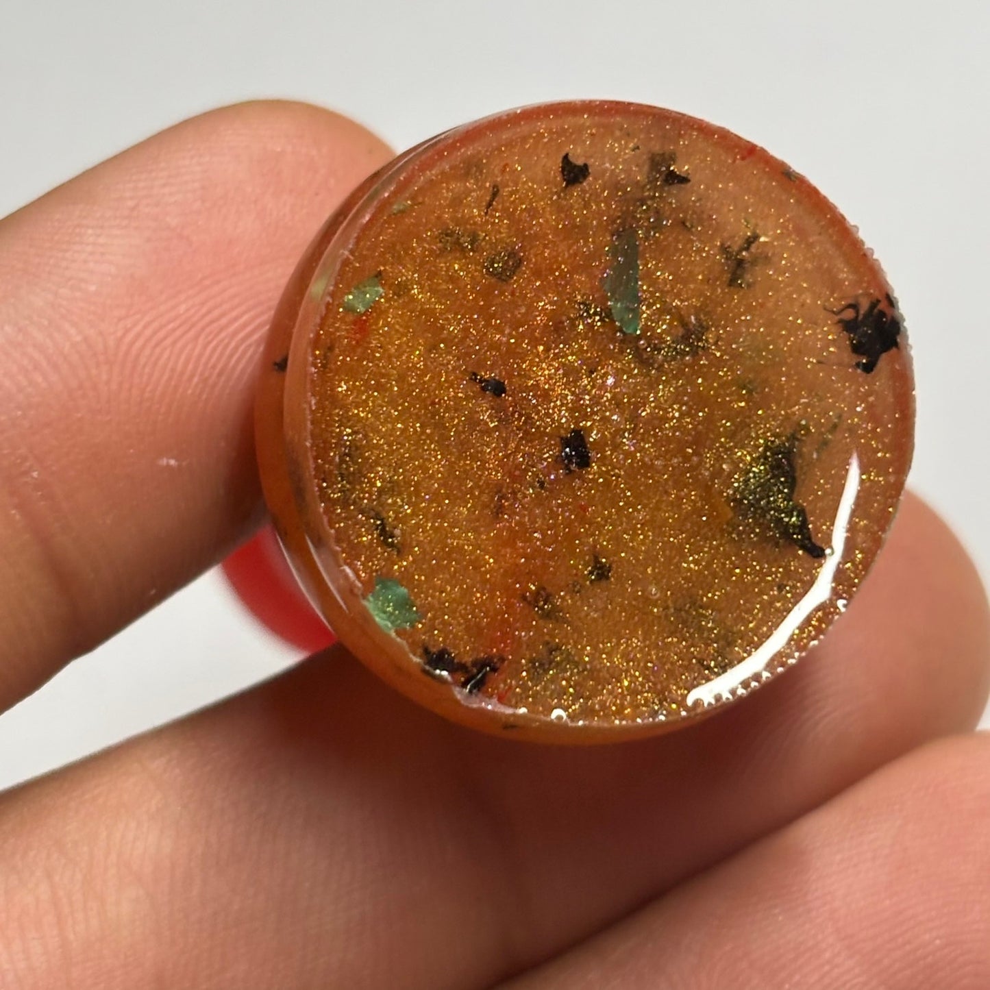 Red/Orange King - Handmade Resin Keychain