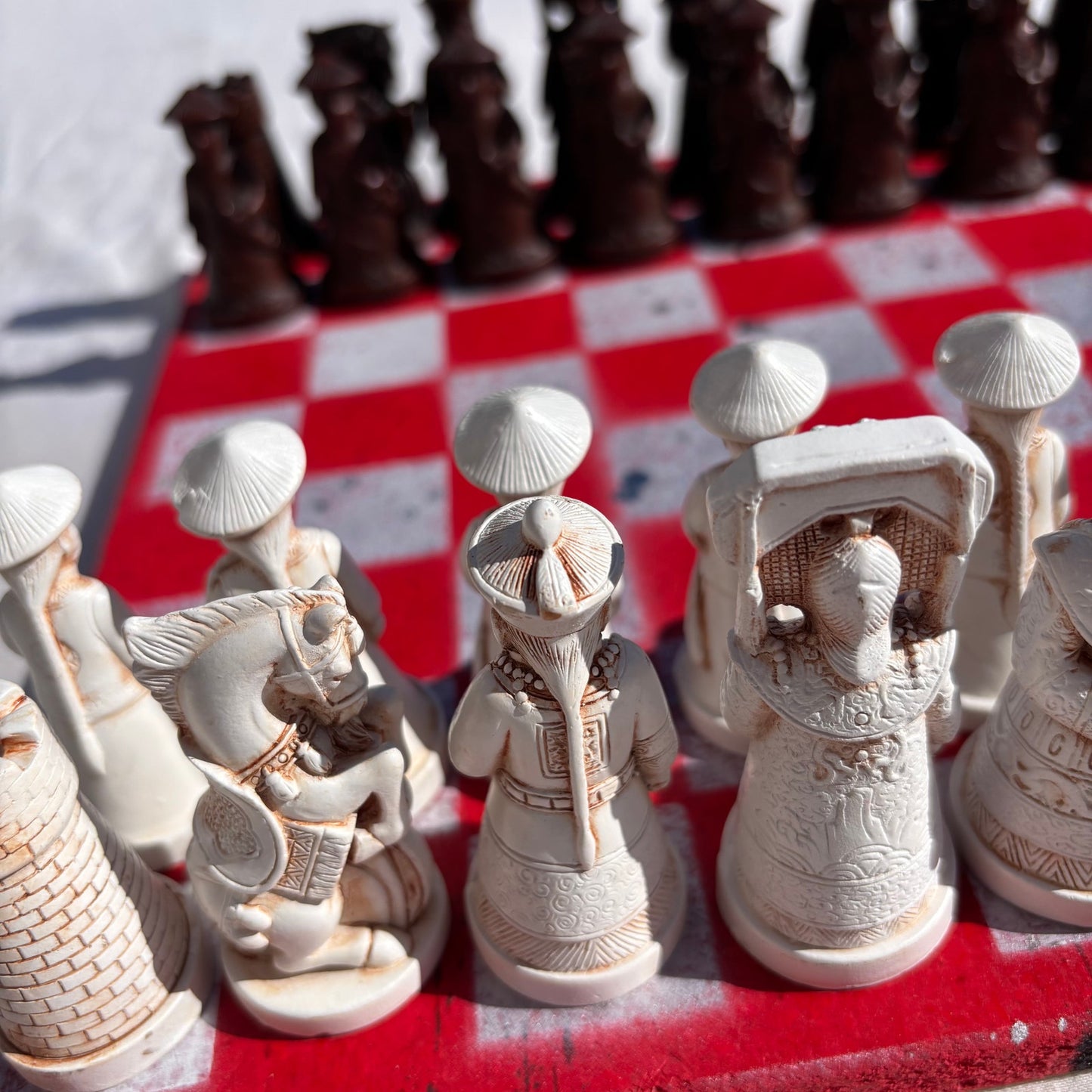 Candy Red - Chinese Edition Chess Set