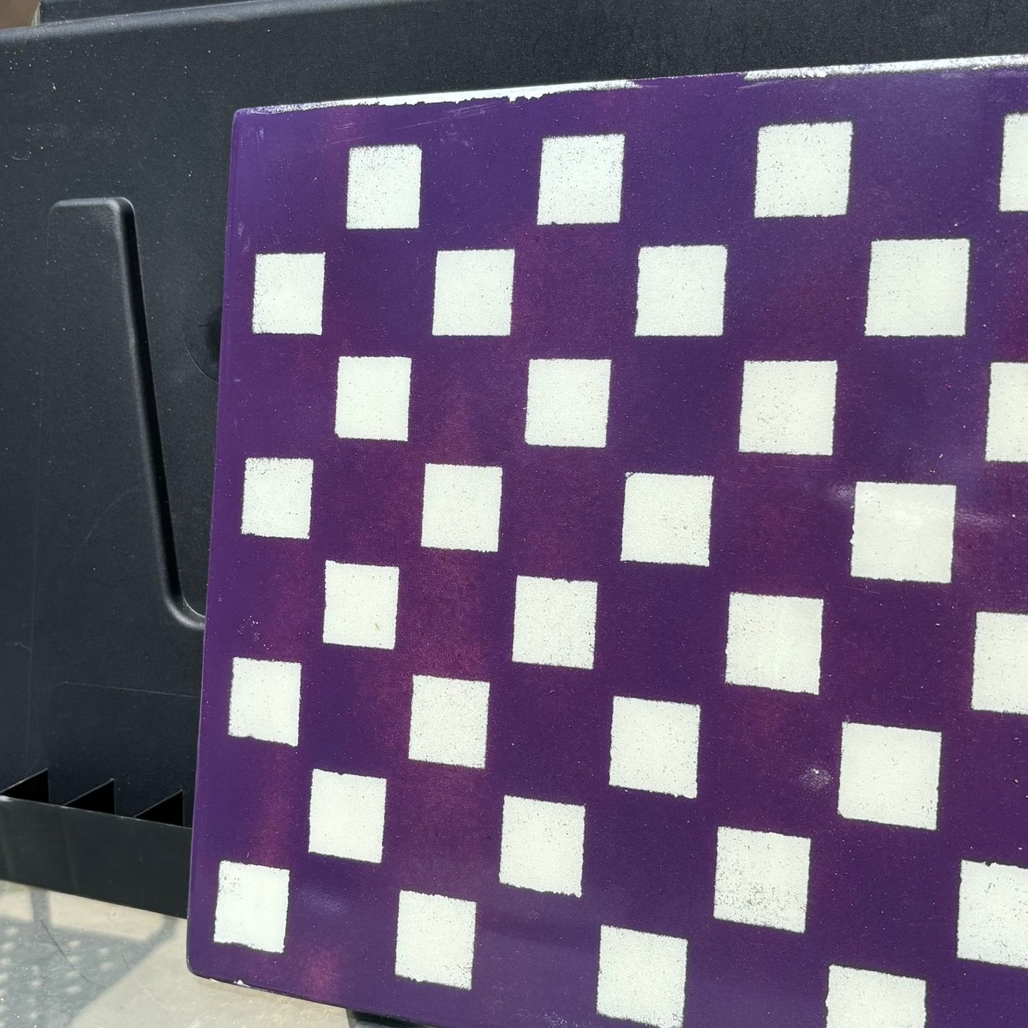 Rich Purple - Resin Coated Chess Board