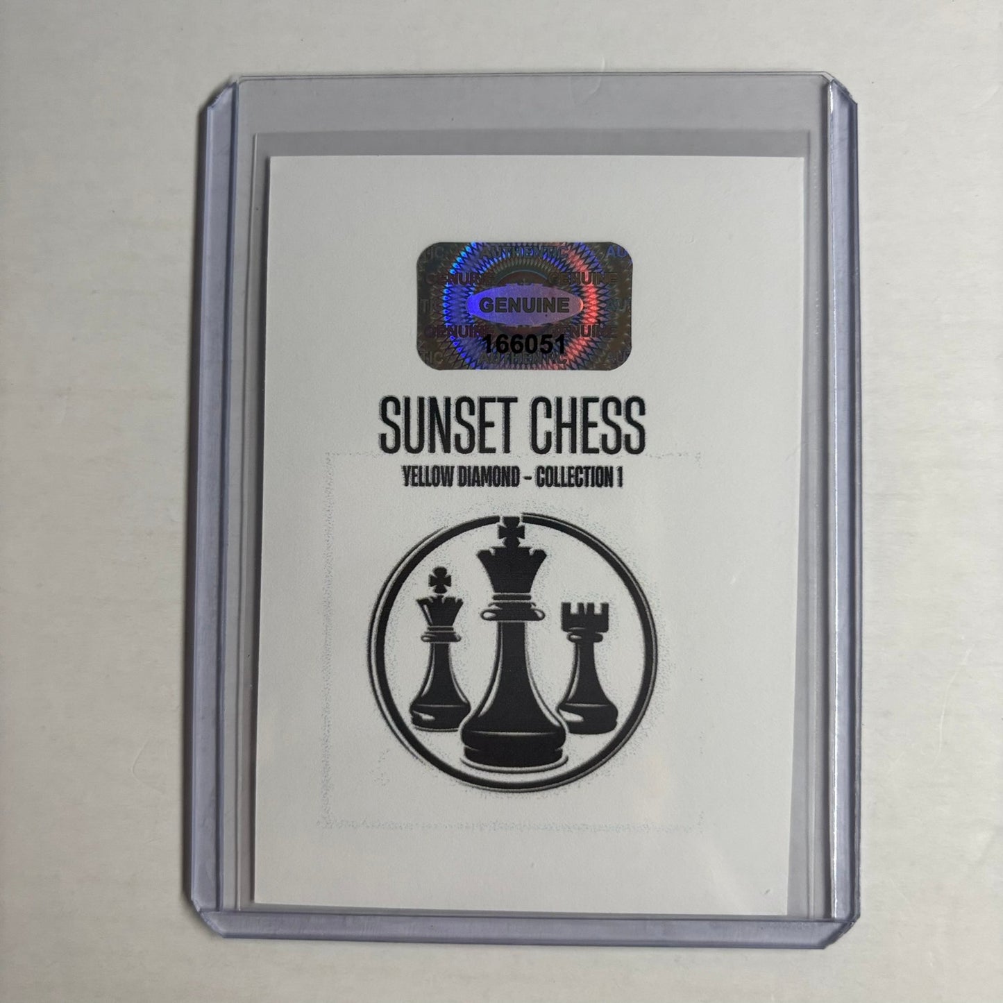 Yellow Diamond Collection 1 - Trading Card