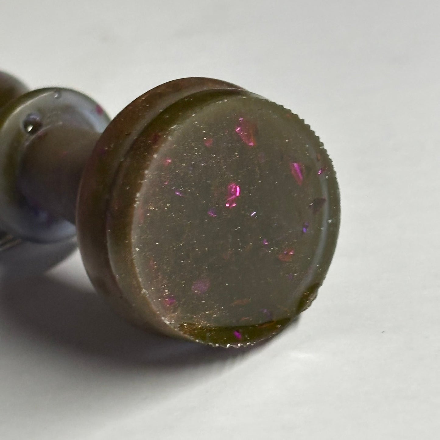 Brown Blue Hazed King - Handmade Resin Keychain