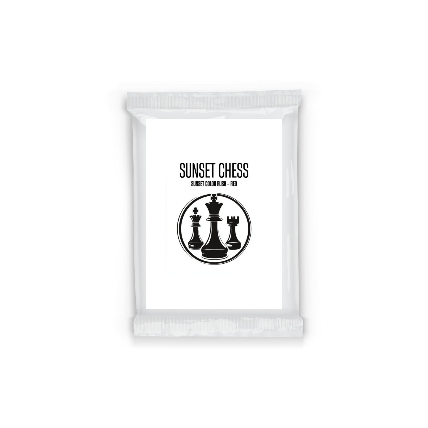 Red Color Rush - Sunset Chess Scrapbook Card Pack