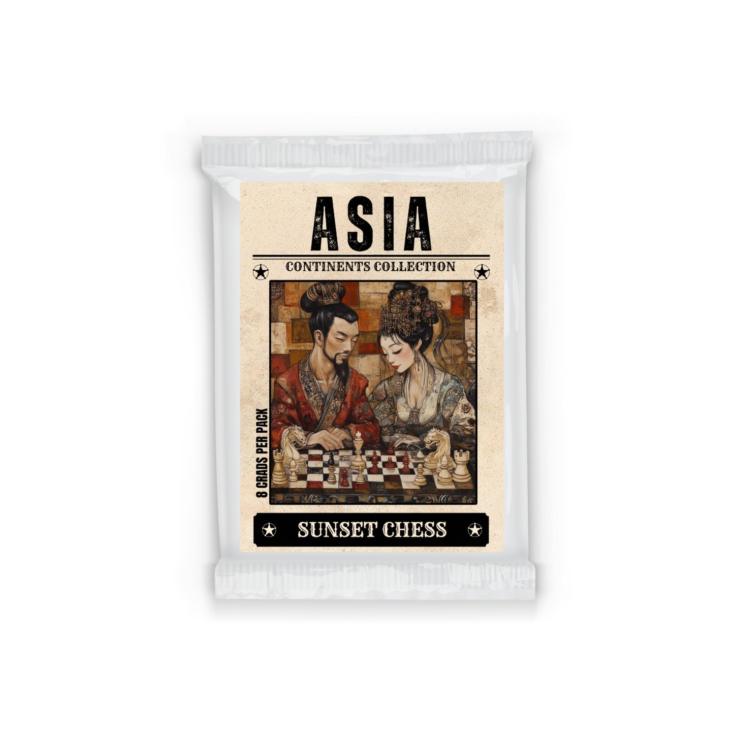 Asia Edition - Sunset Chess Scrapbook Card Pack