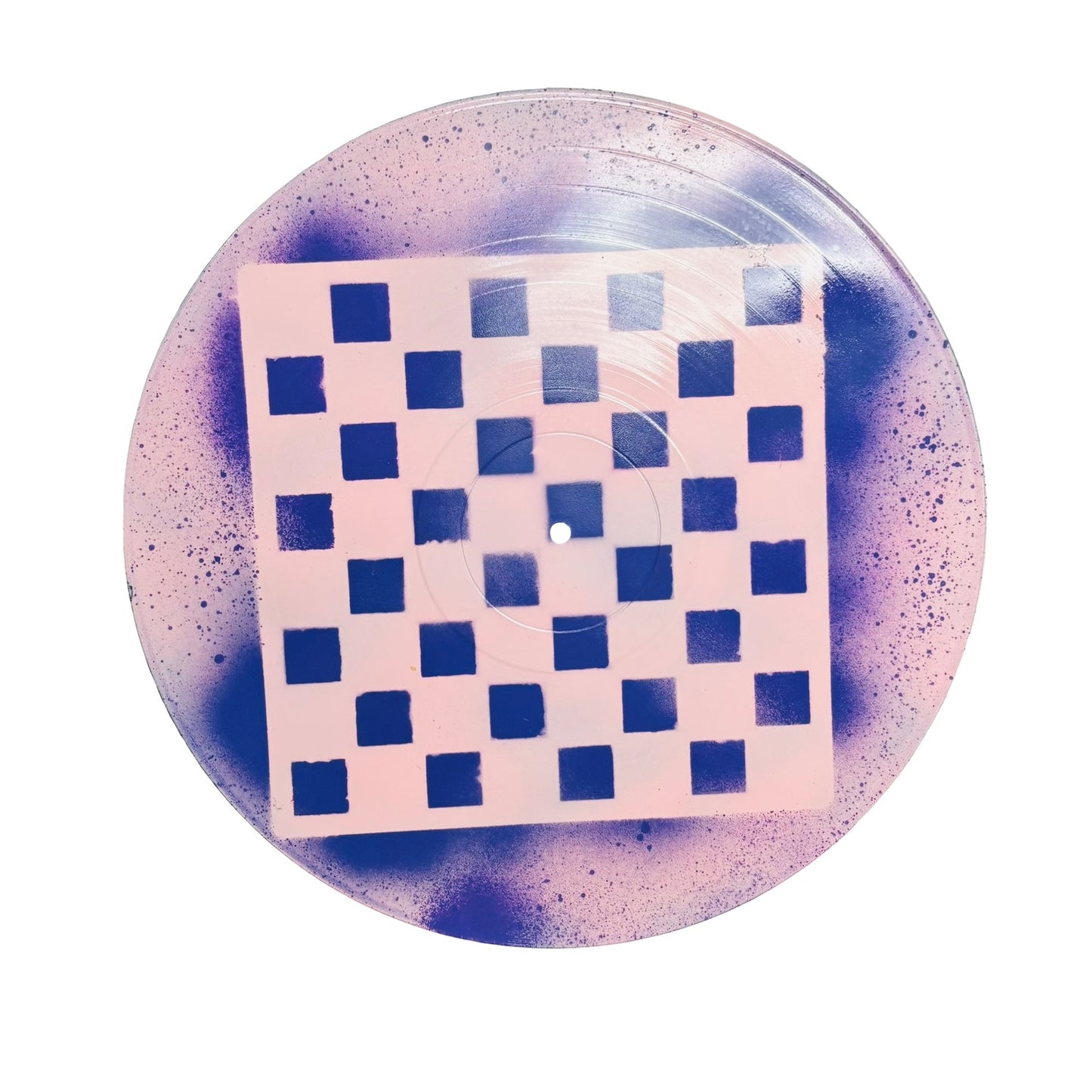 Dotted Purple Pink - Vinyl Chess Board