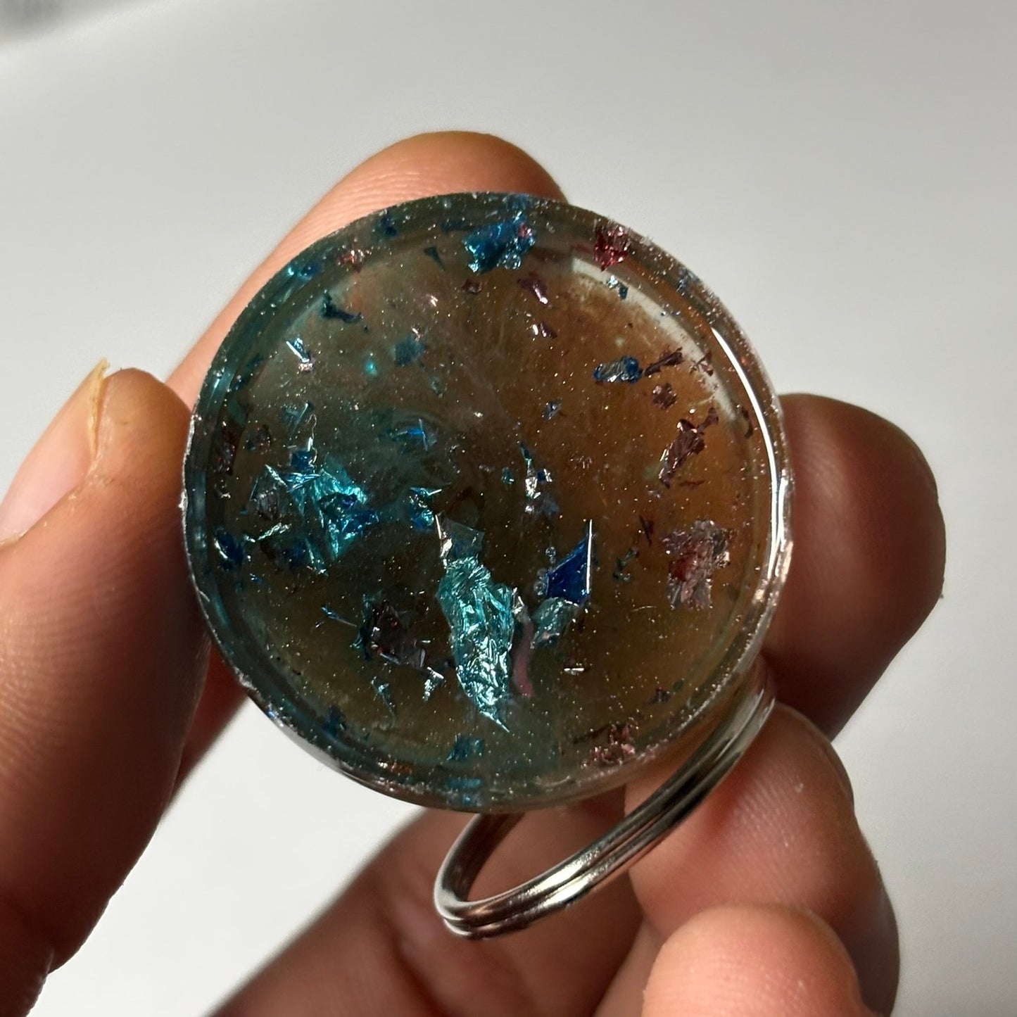 Luxury Orange Pawn - Handmade Resin Keychain - Large Edition