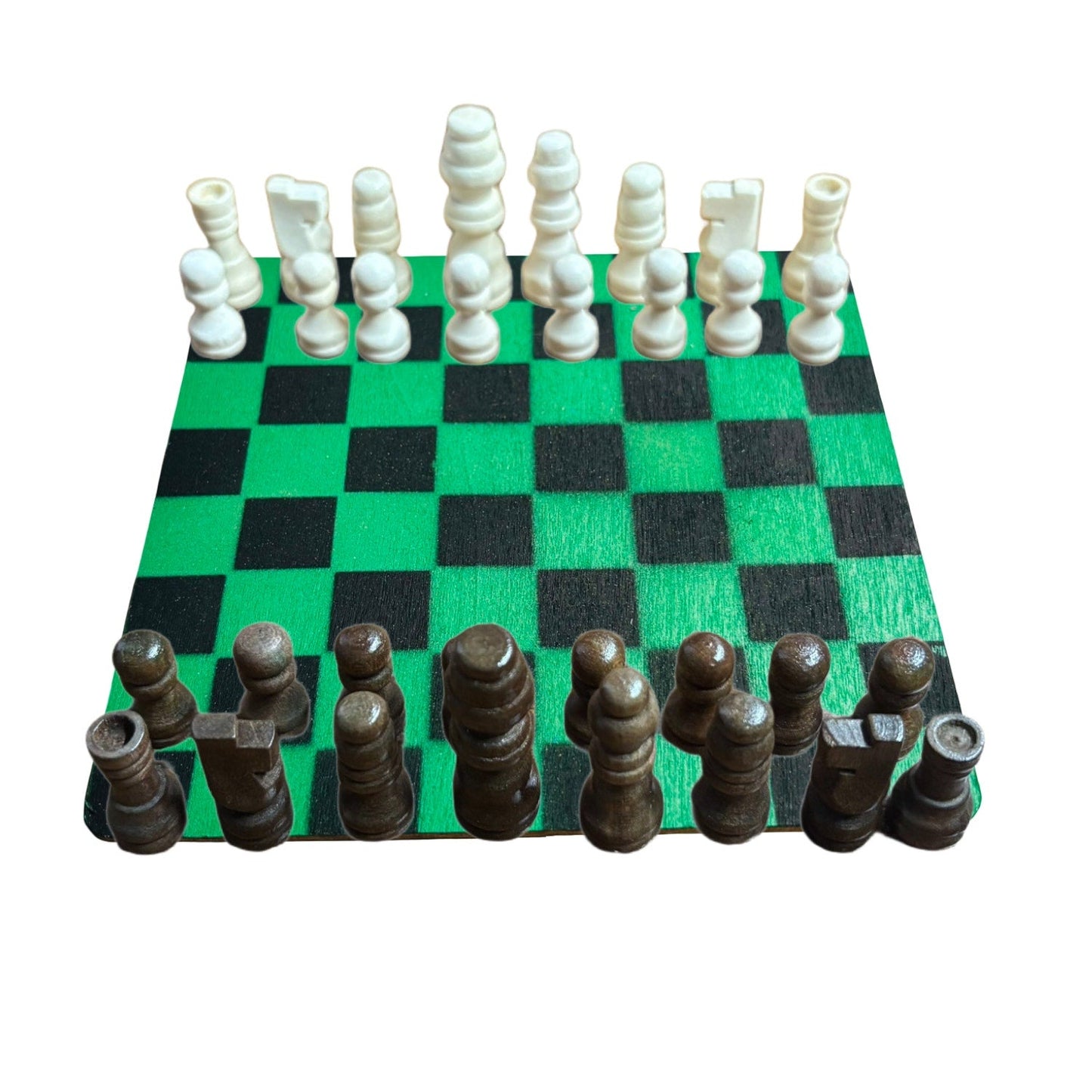 🎁 Speed Green & Black - Mini Chess Set (100% off)