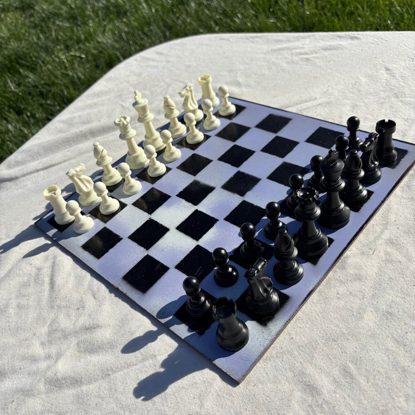 Mystic Purple - Painted Chess Set