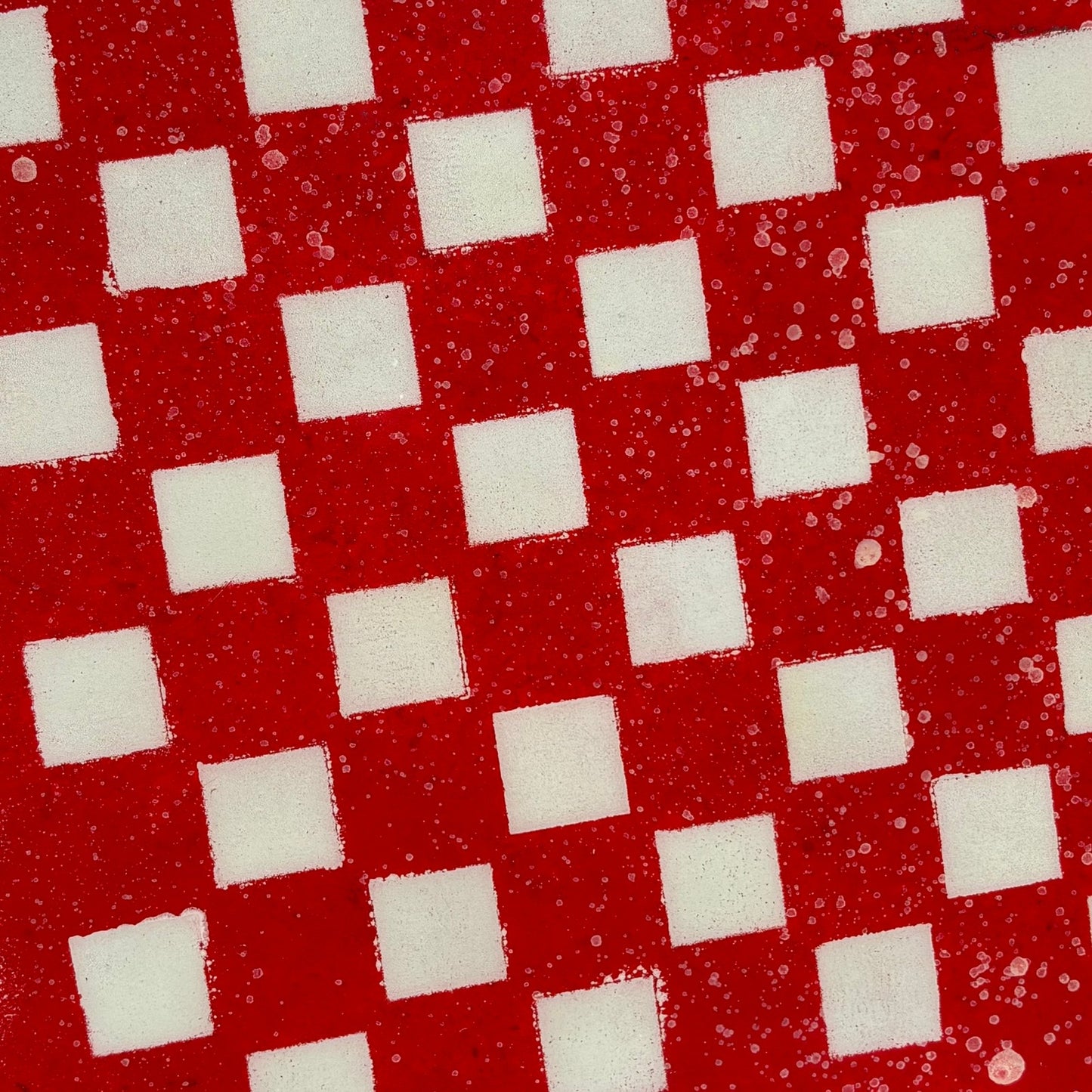 Cherry Speckled Red - Resin Coated Chess Board