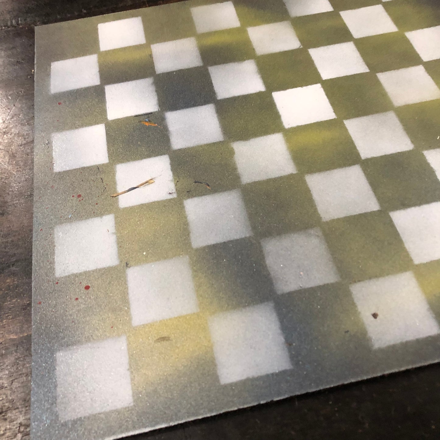 Metallic Green - Painted Chess Set