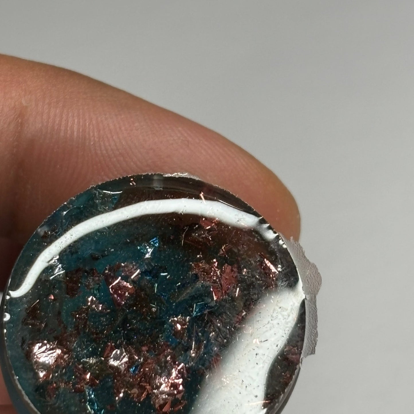 Blue Ocean Queen - Handmade Resin Keychain