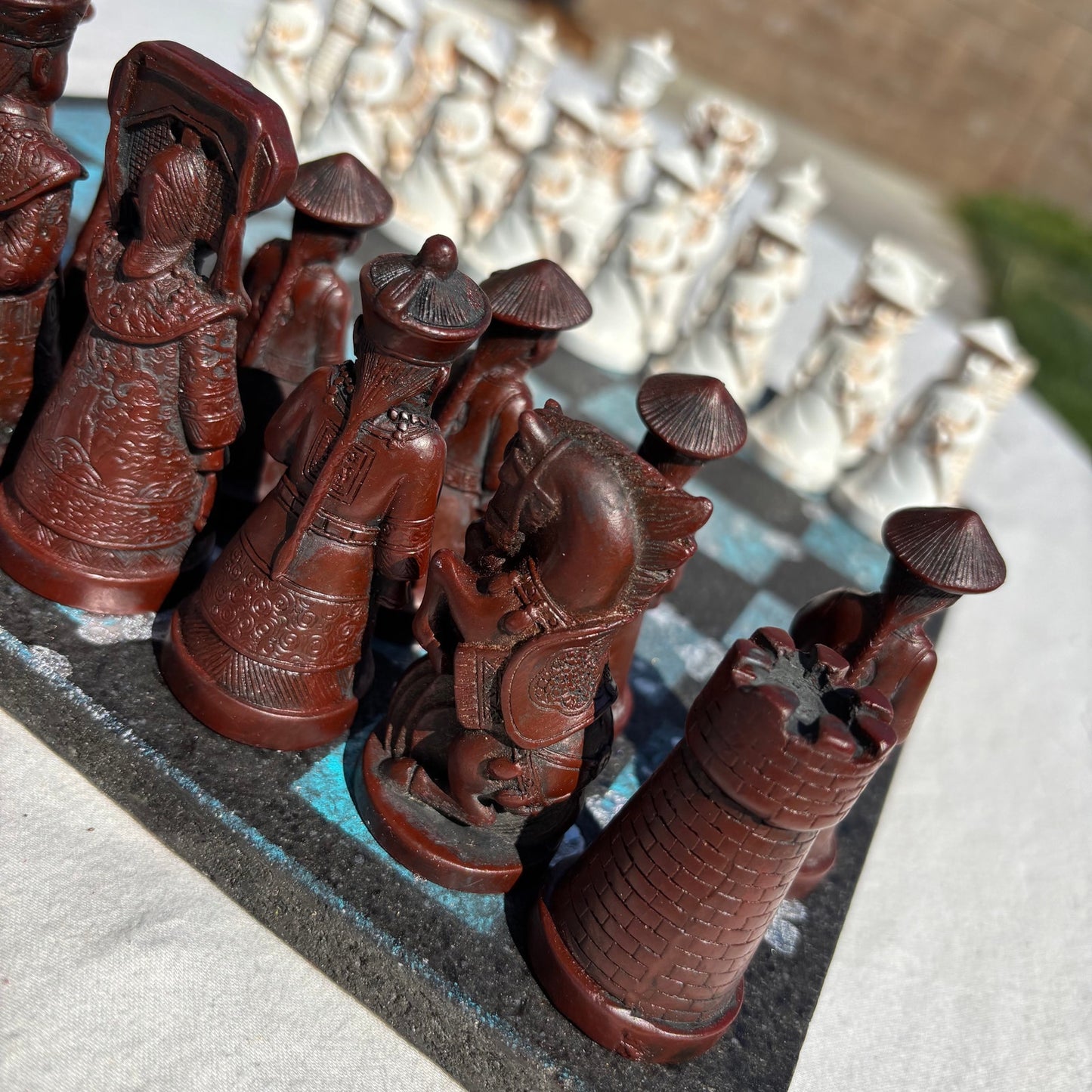 Black & Blue - Chinese Edition Chess Set