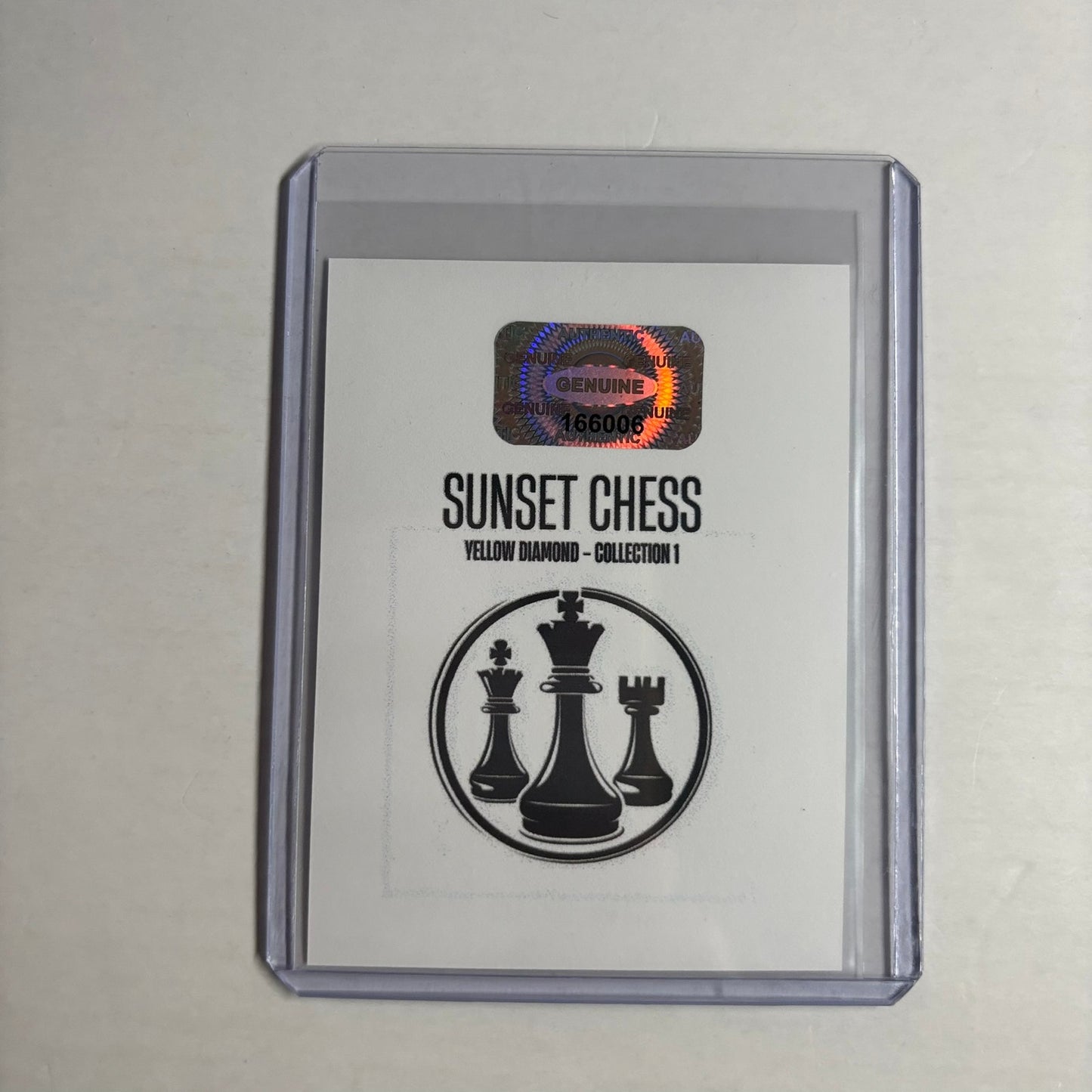 Yellow Diamond Collection 1 - Trading Card