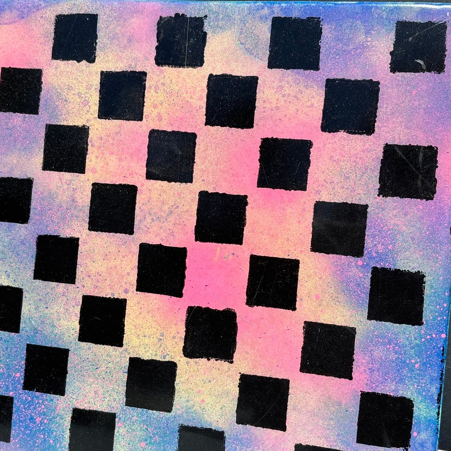 Galaxy Purple - Resin Coated Chess Board