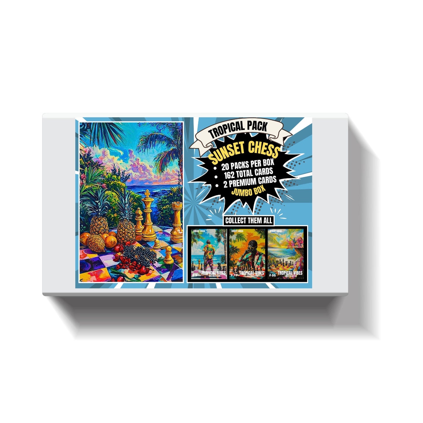 Tropical Collection - Jumbo Box Pack - Chess Trading Cards