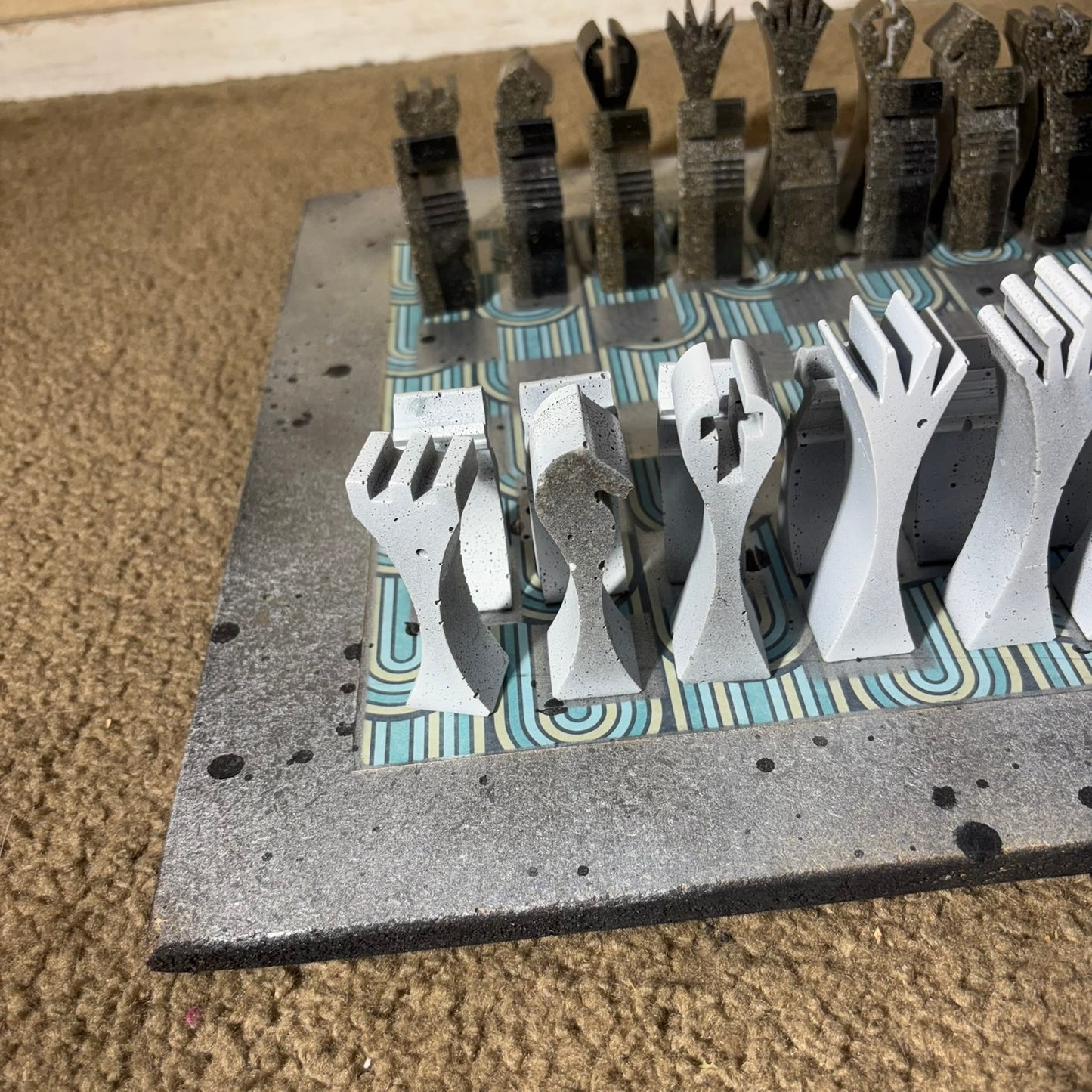 Space Gray Mix - Large Deluxe Chess Set