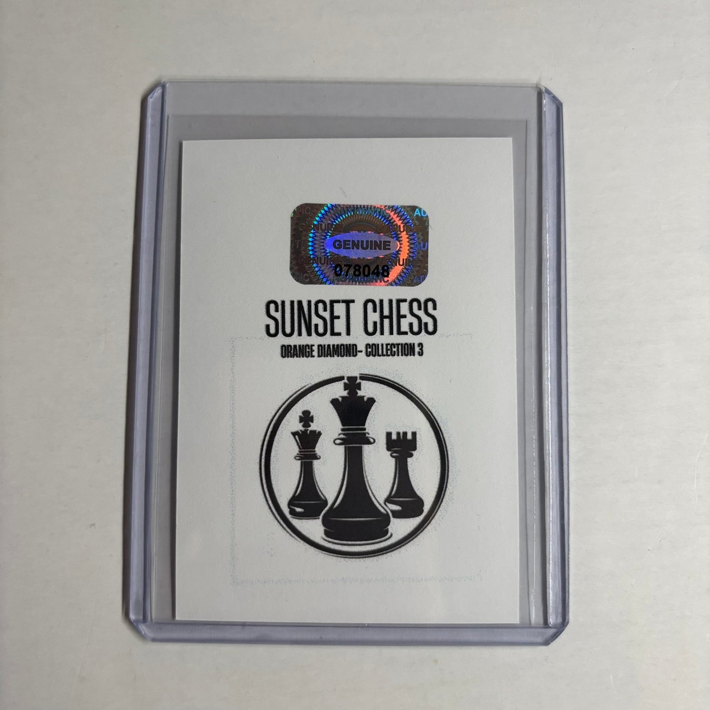 Orange Diamond Collection 3 - Trading Card