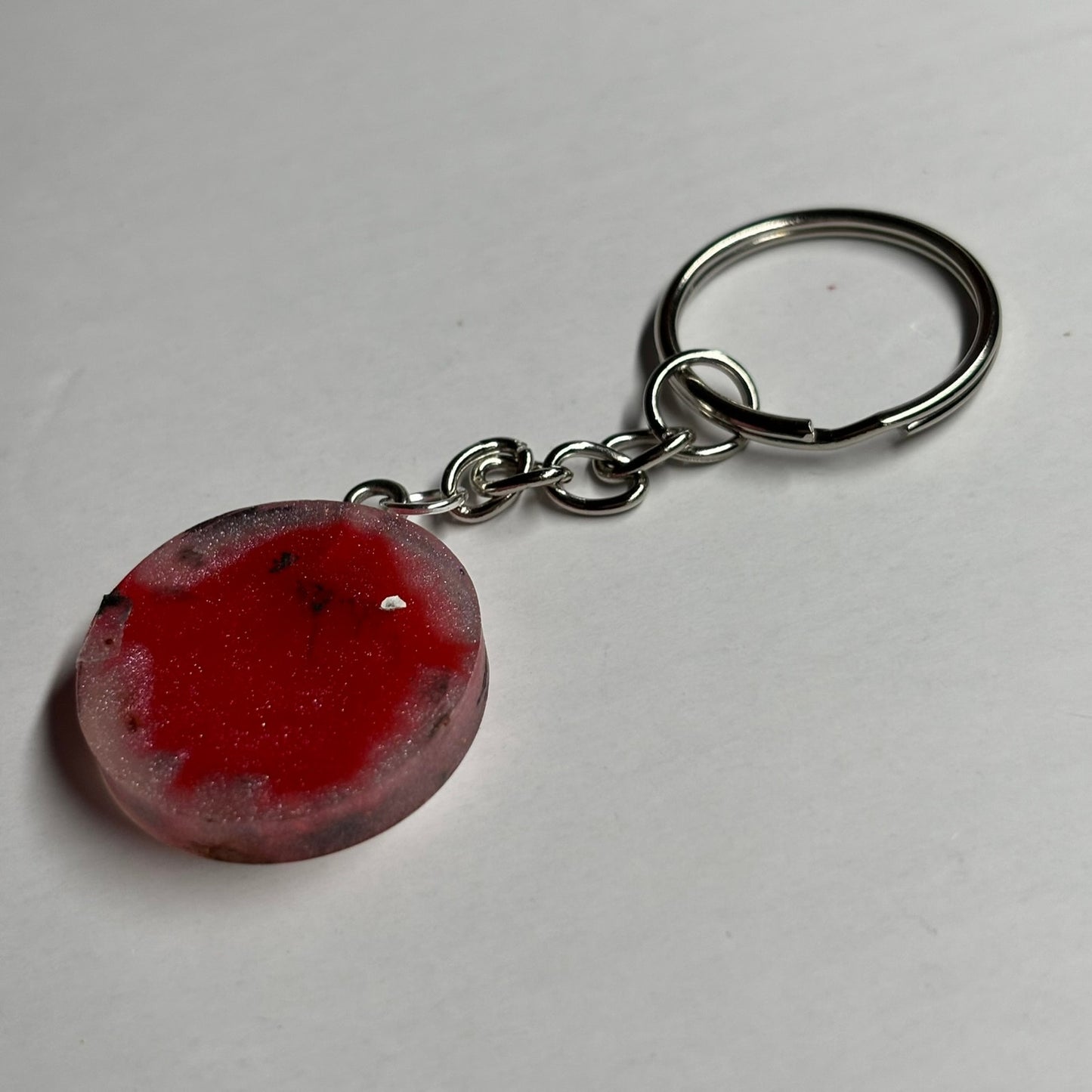 Red Puddle Pawn - Handmade Resin Keychain
