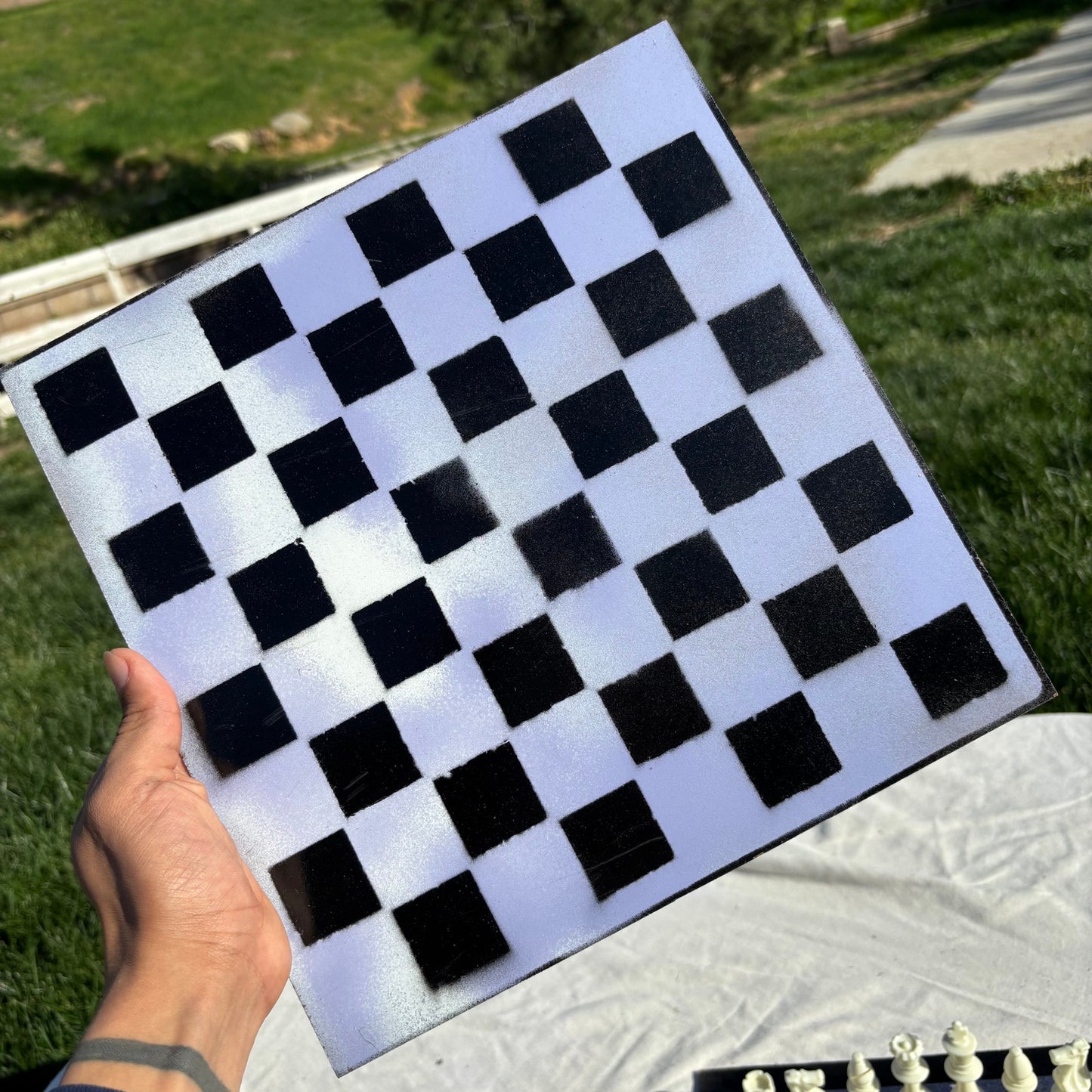 Mystic Purple - Painted Chess Set