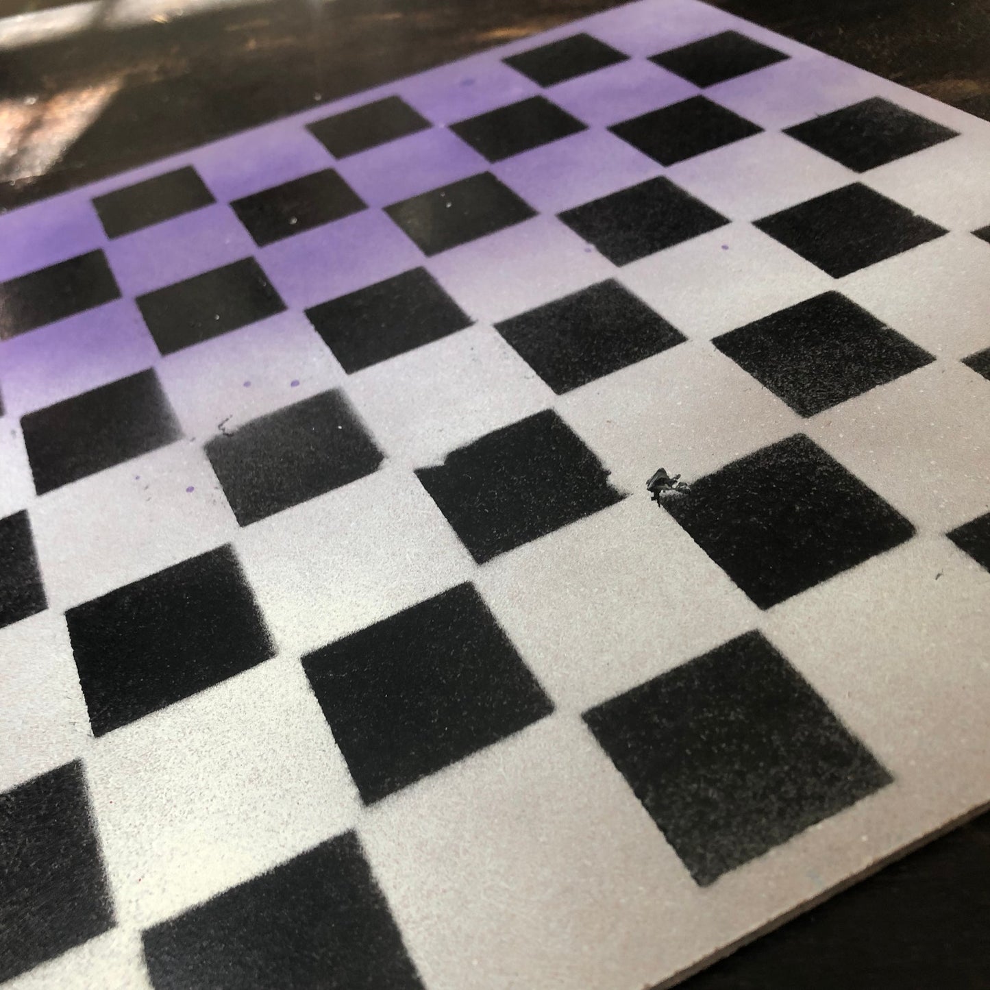 Purple Hue - Painted Chess Set