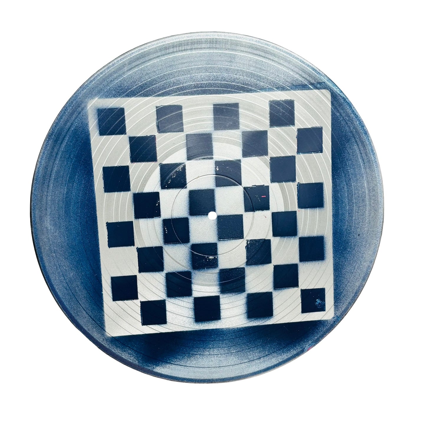 Silver Ocean Blue - Vinyl Chess Board