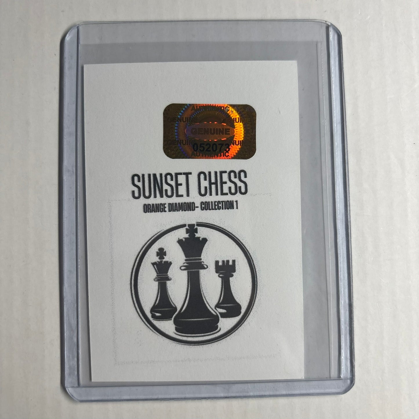Orange Diamond Collection 1 - Trading Card