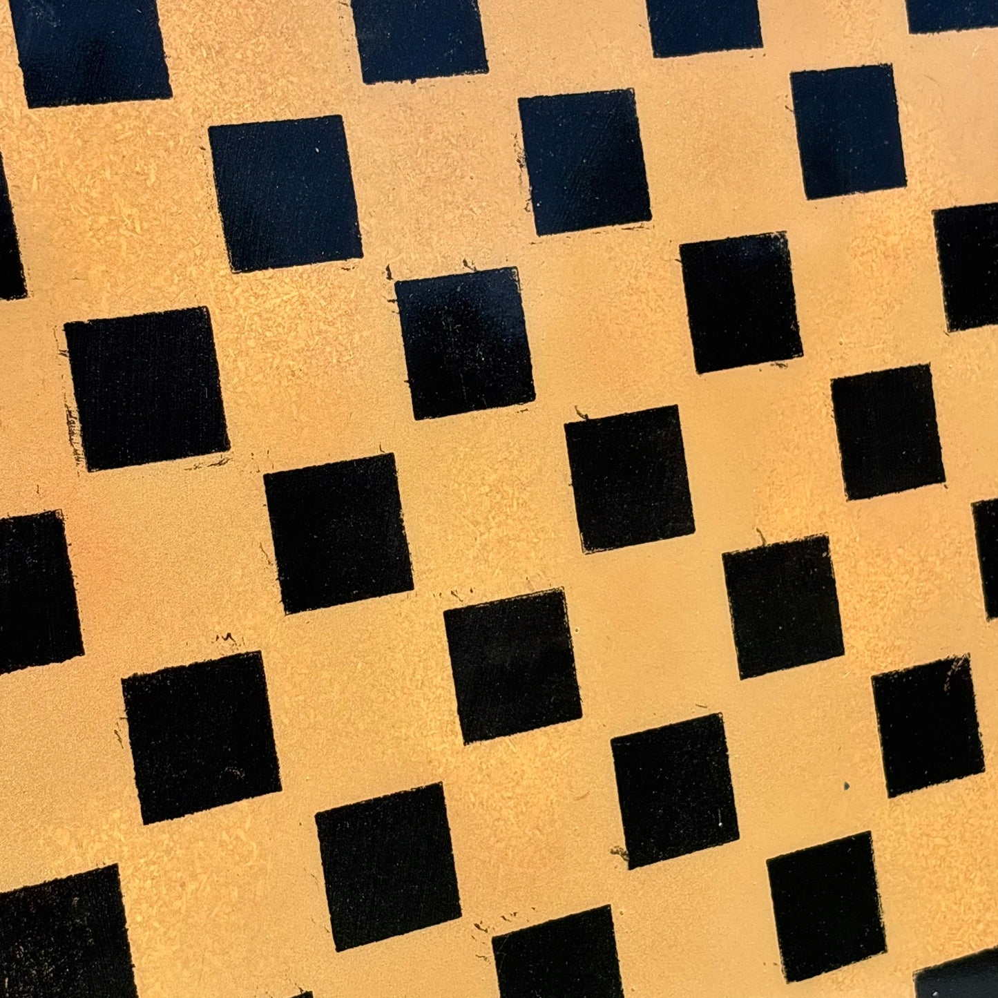 Simple Brown - Resin Coated Chess Board