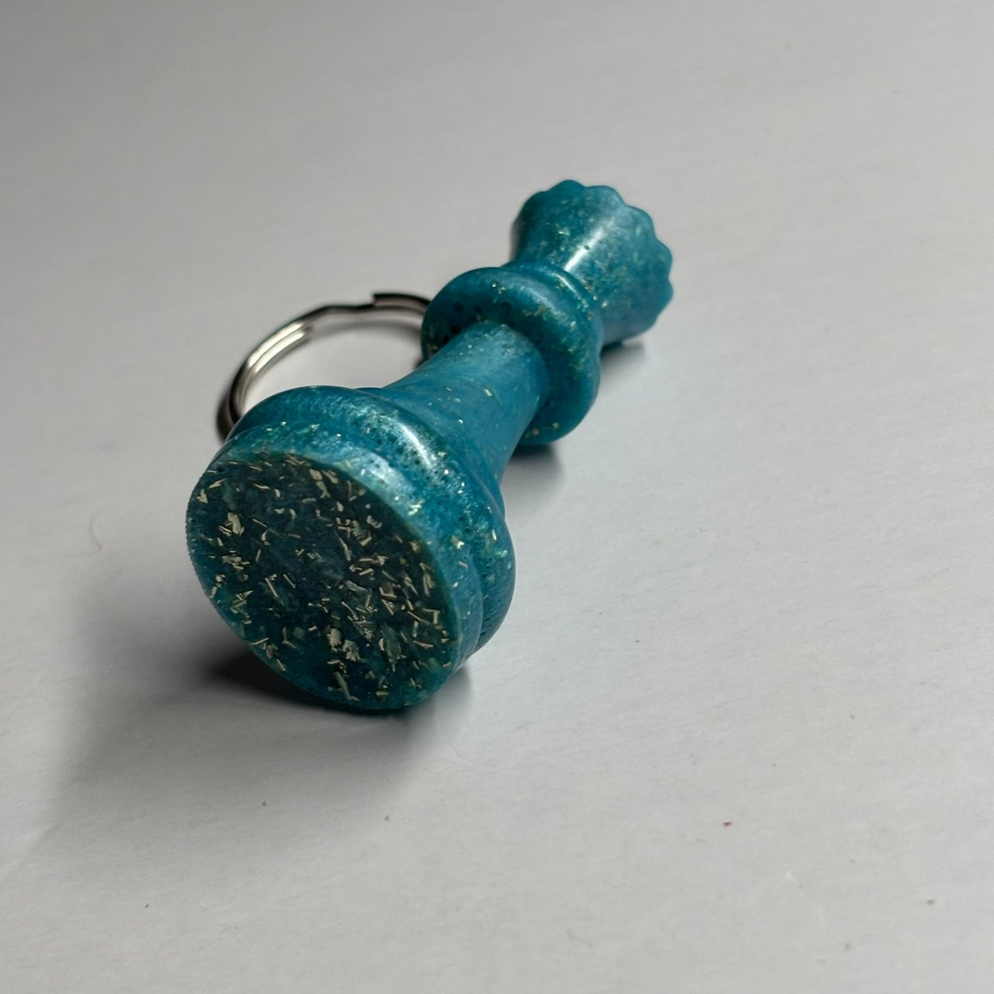 Iced Blue Queen - Handmade Resin Keychain