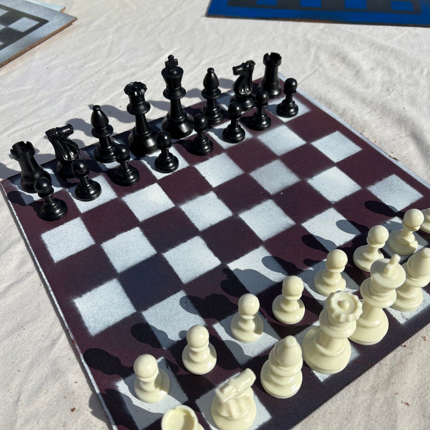 Fading Opal- Painted Chess Set